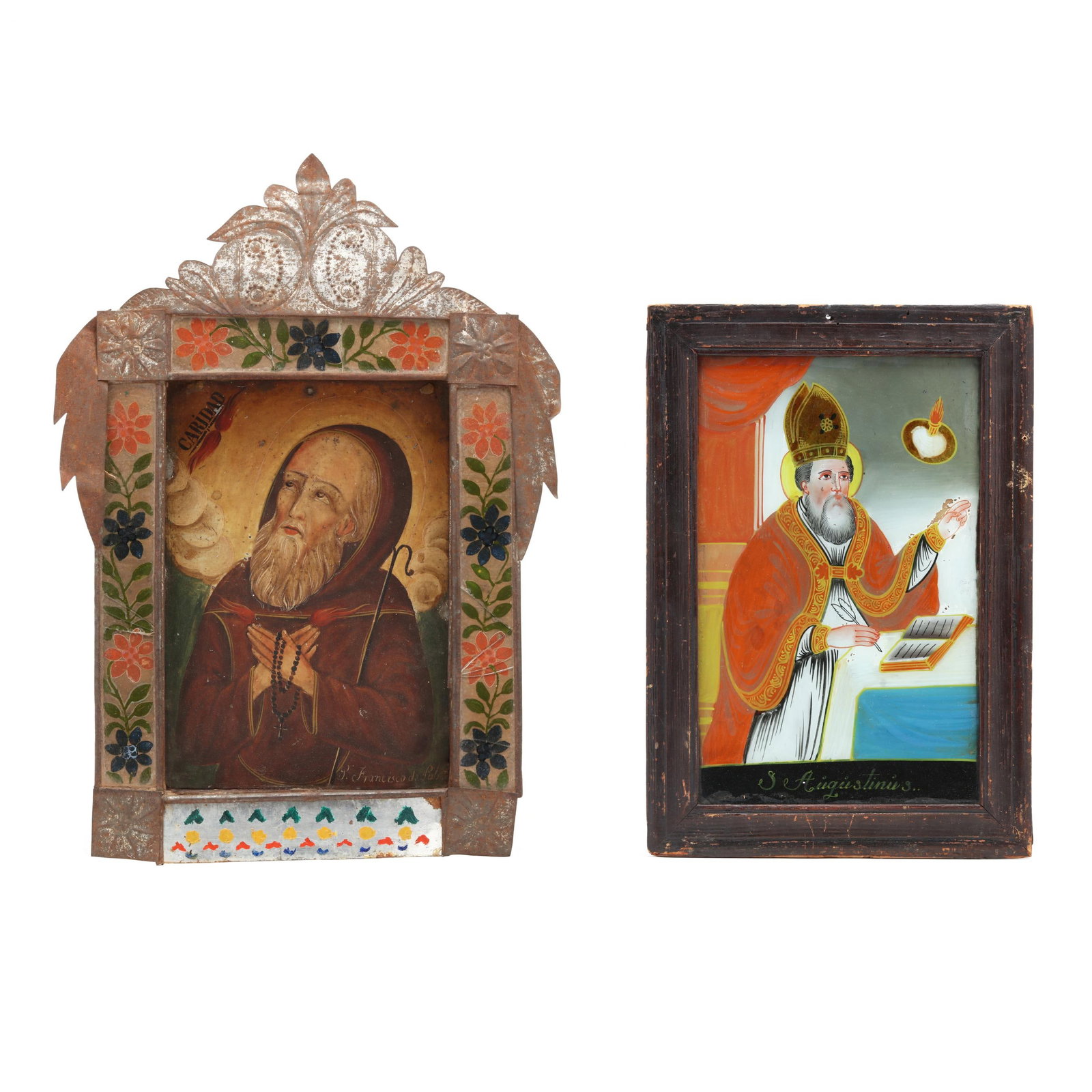 Two Mexican Retablo Paintings (1 of 9)