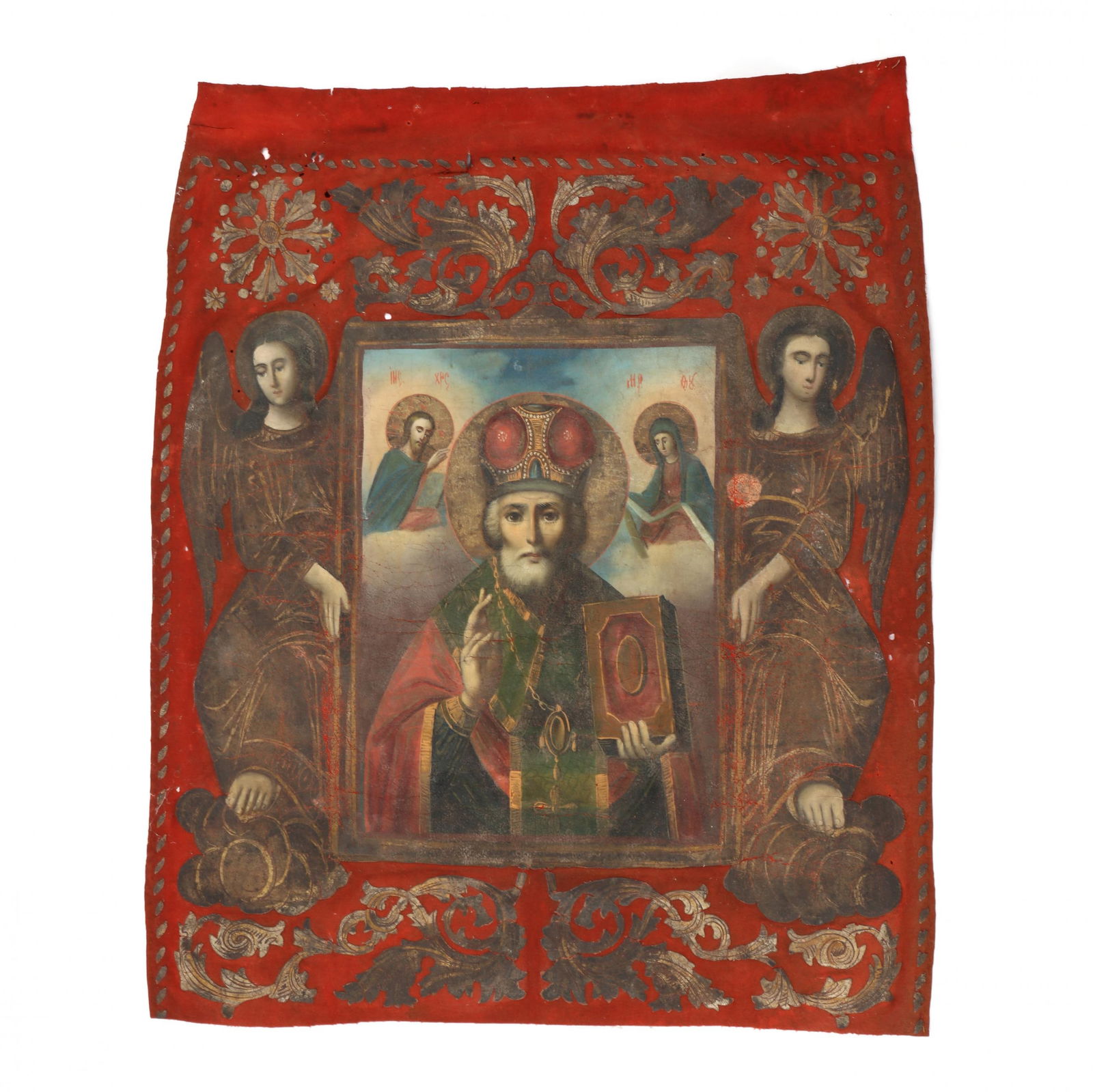 A Double-Sided Orthodox Liturgical Processional Banner Icon (1 of 5)