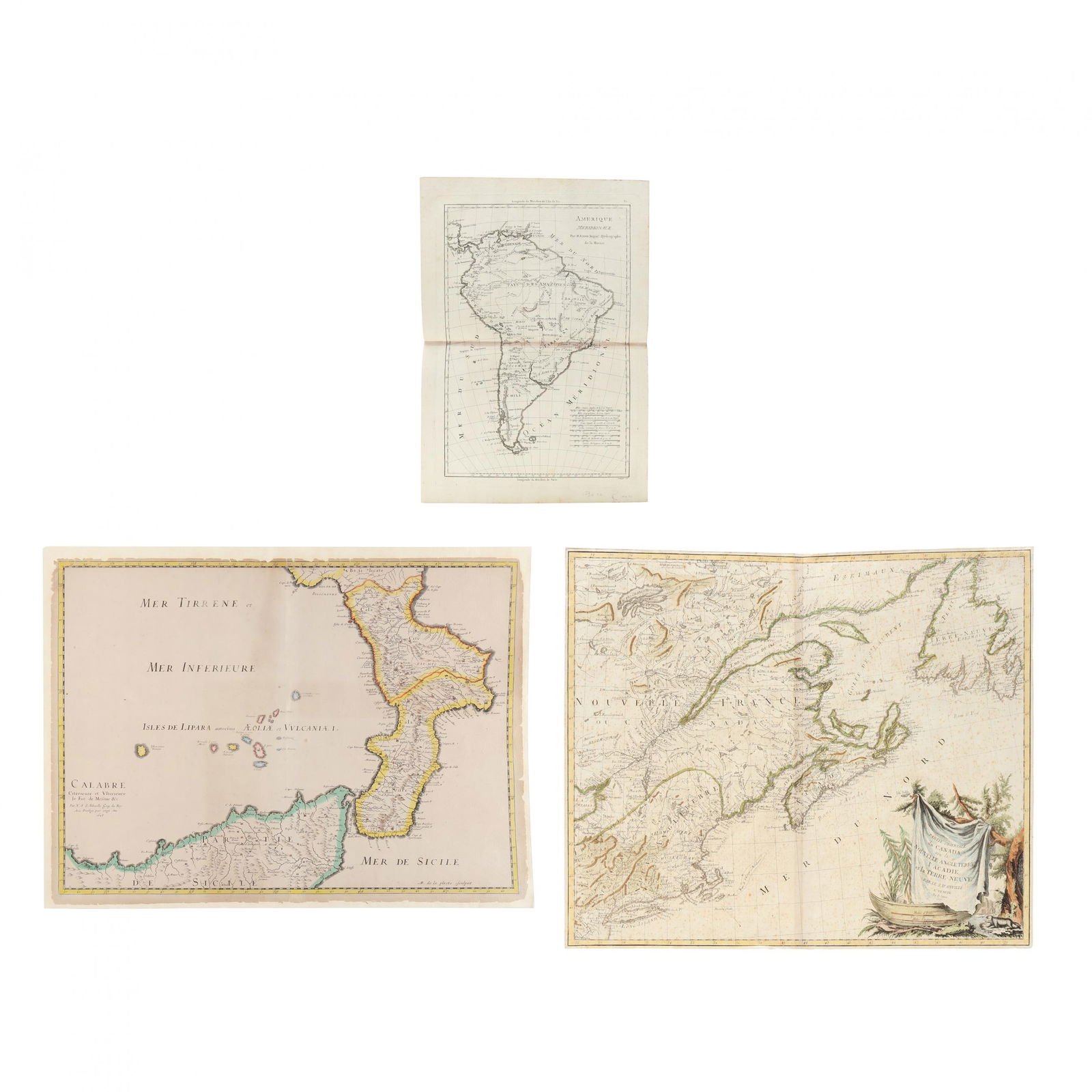 Three Antique Regional Maps (1 of 14)