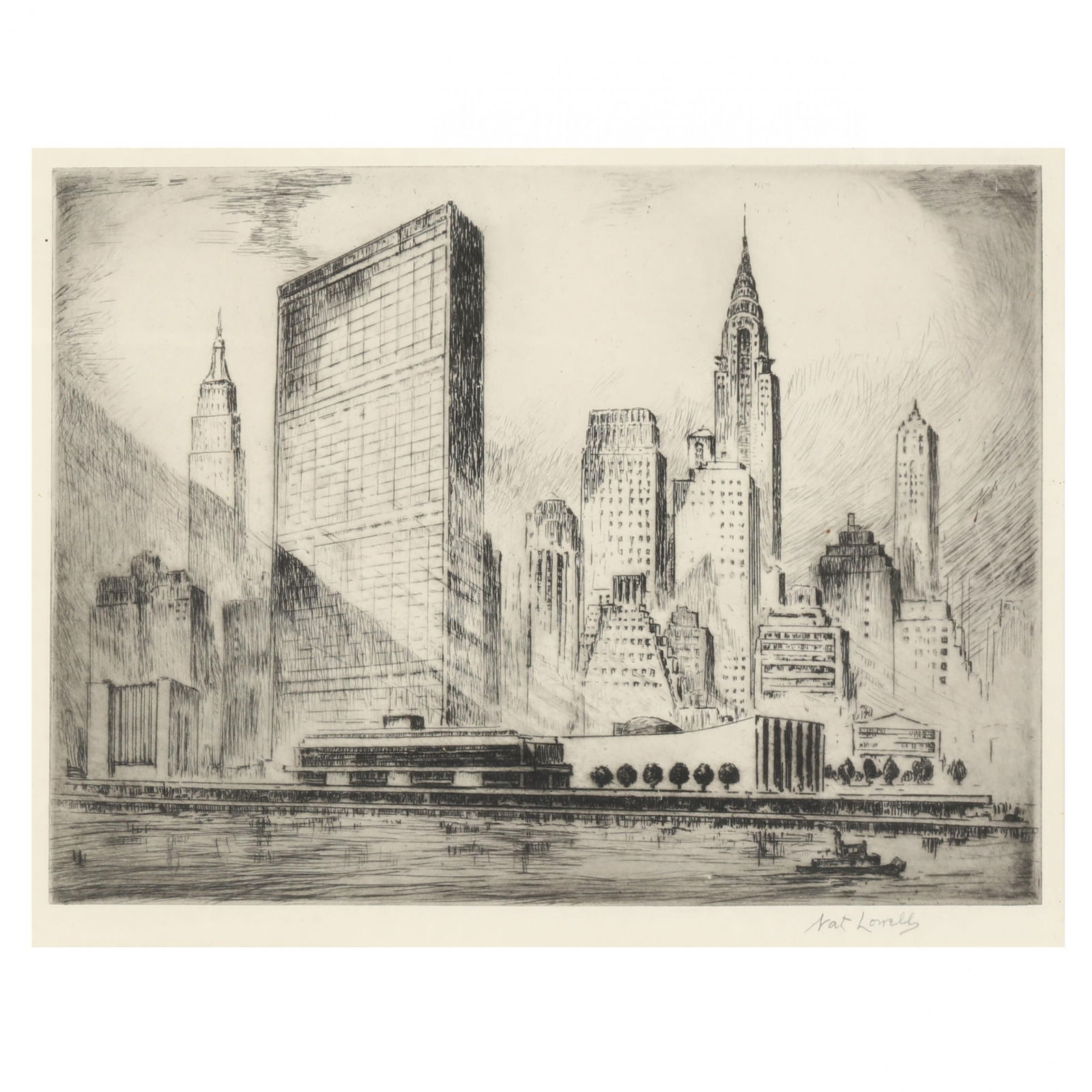 Nat Lowell (American, 1880-1956),  The United Nations Building (1 of 6)