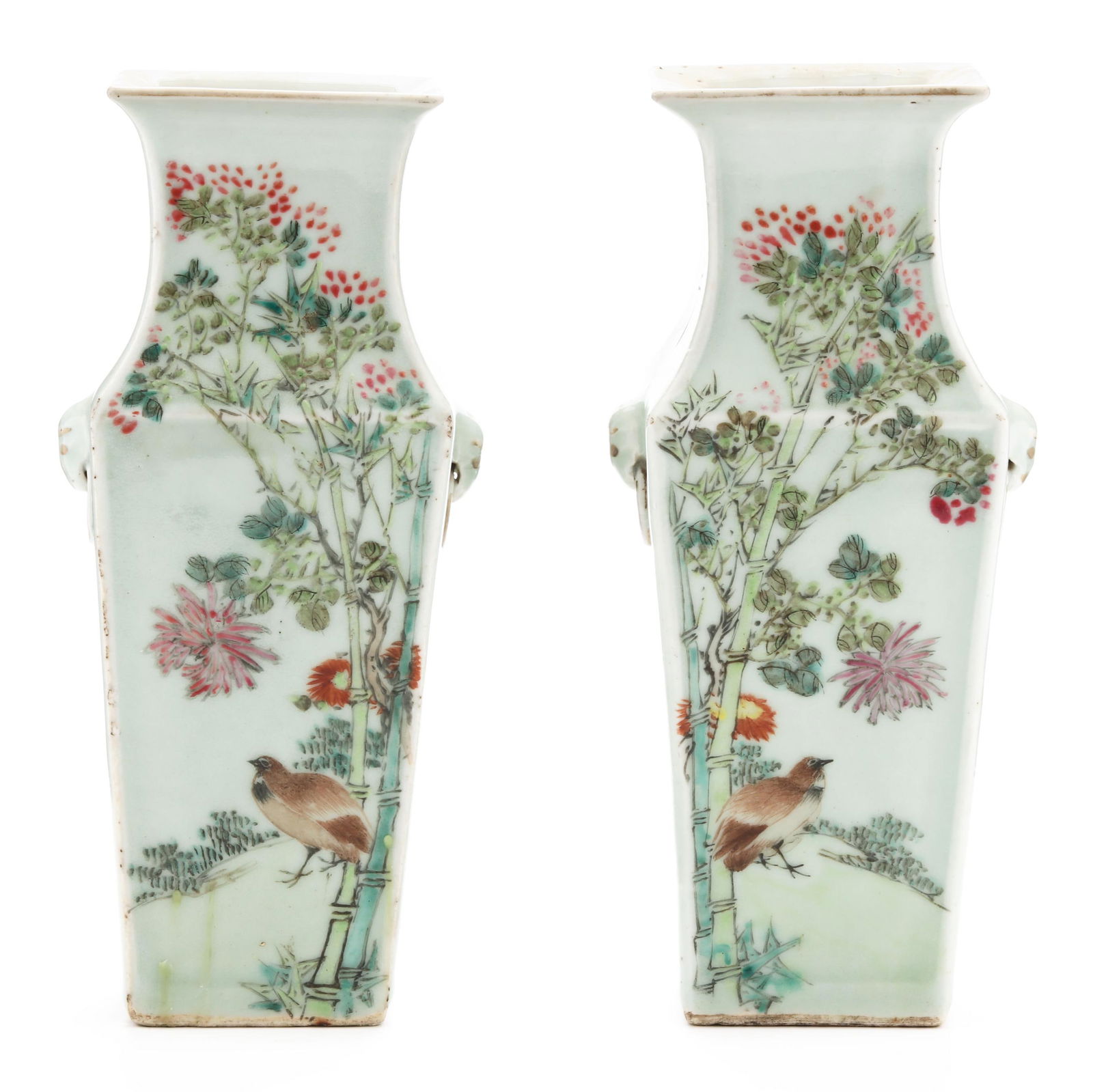A Pair of Chinese Famille Rose Vases (1 of 8)