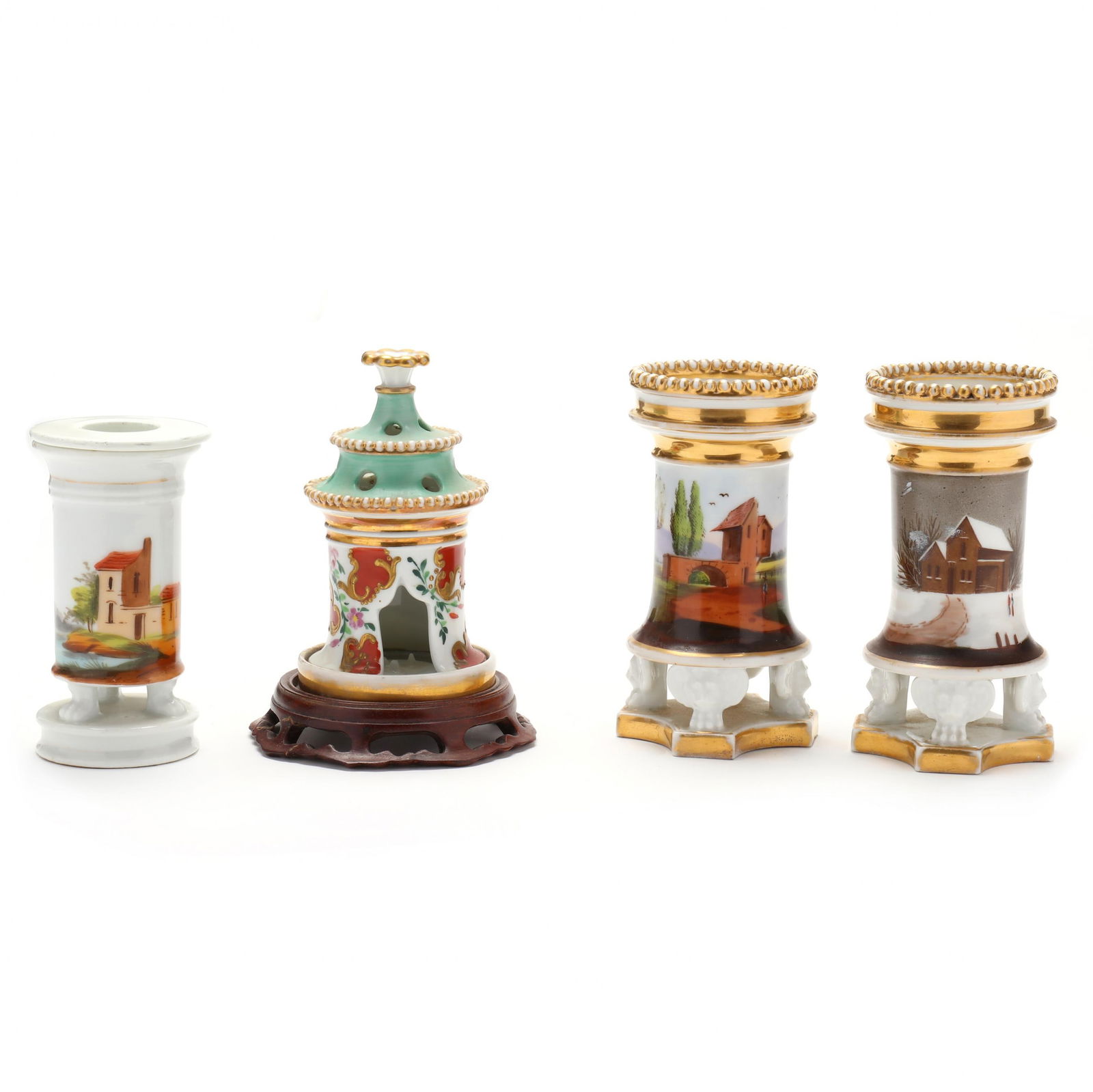 Three Antique 19th Century French "Veilleuse" (1 of 7)