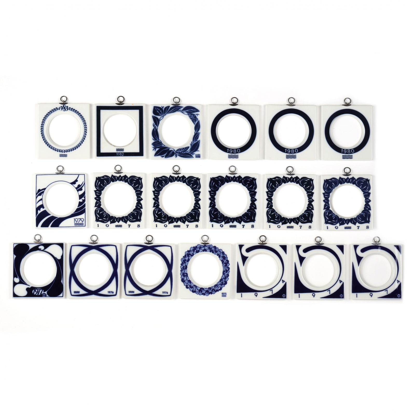 A Selection of (18) Royal Copenhagen Annual Photo Frames (1 of 7)