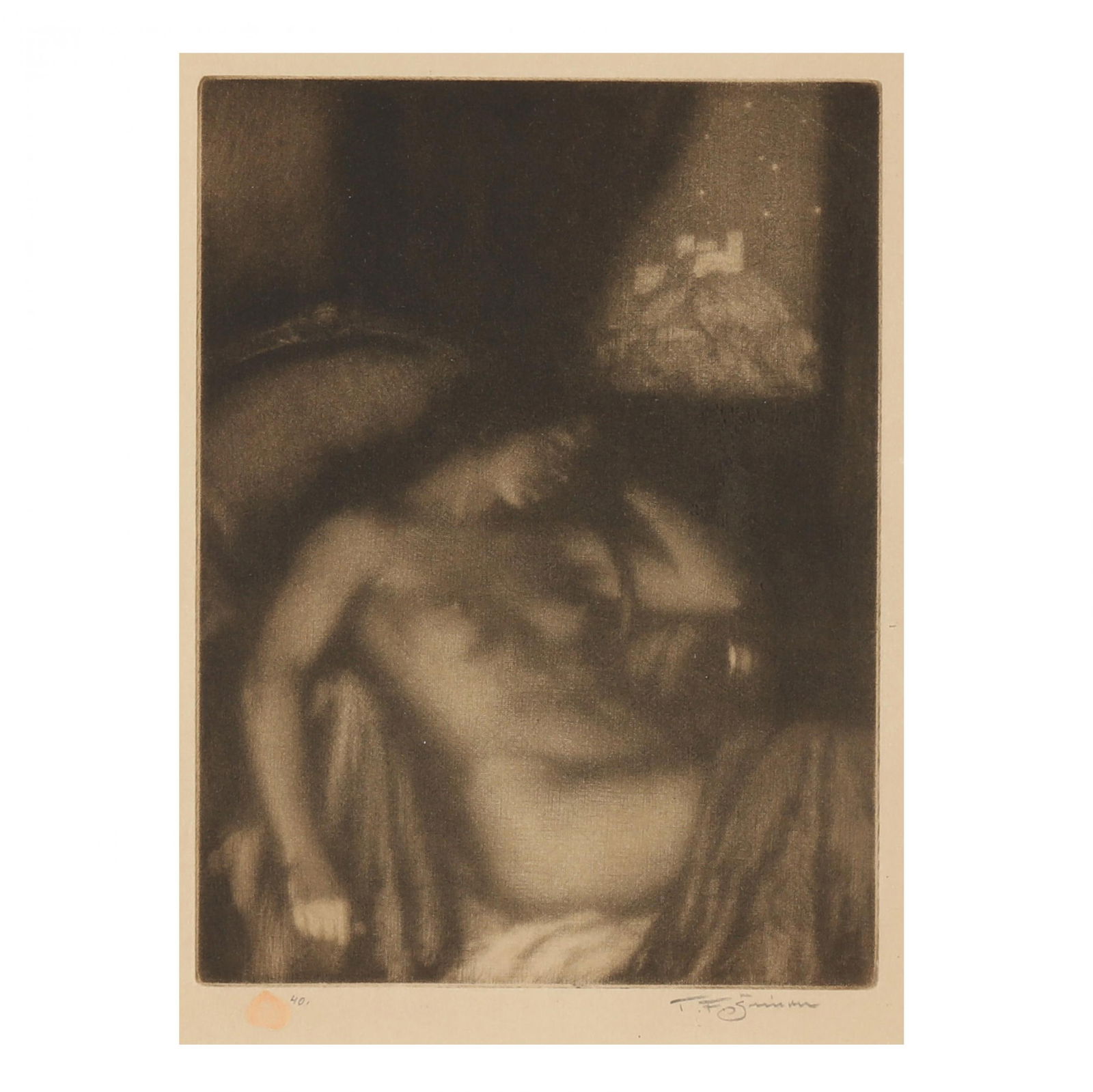 Tavik Frantisek Simon (Czech, 1877-1942), The Evening (Dreaming) (1 of 6)