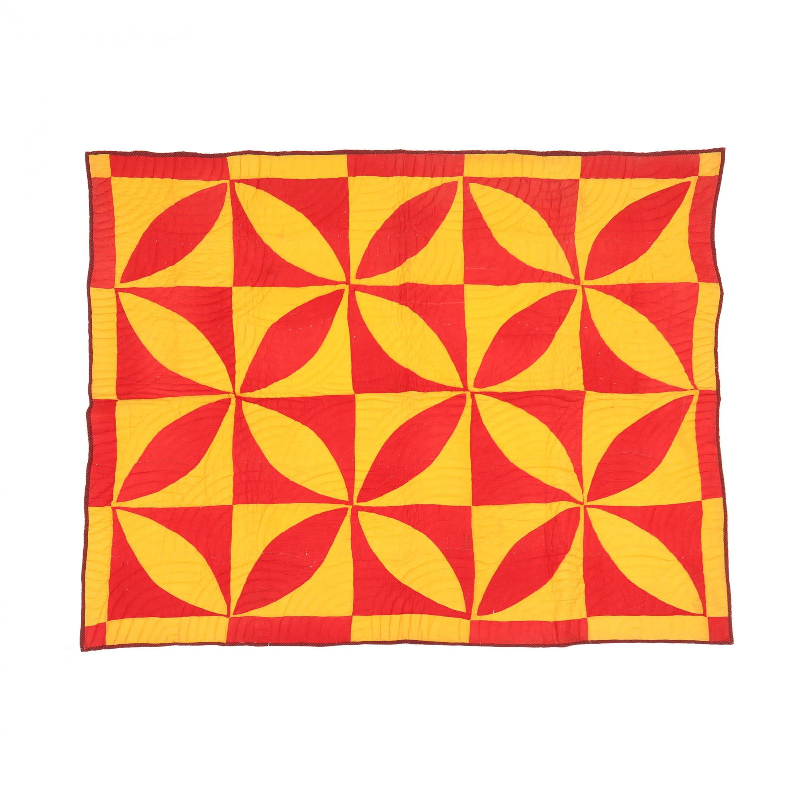 Mid-Century Handmade Quilt (1 of 3)