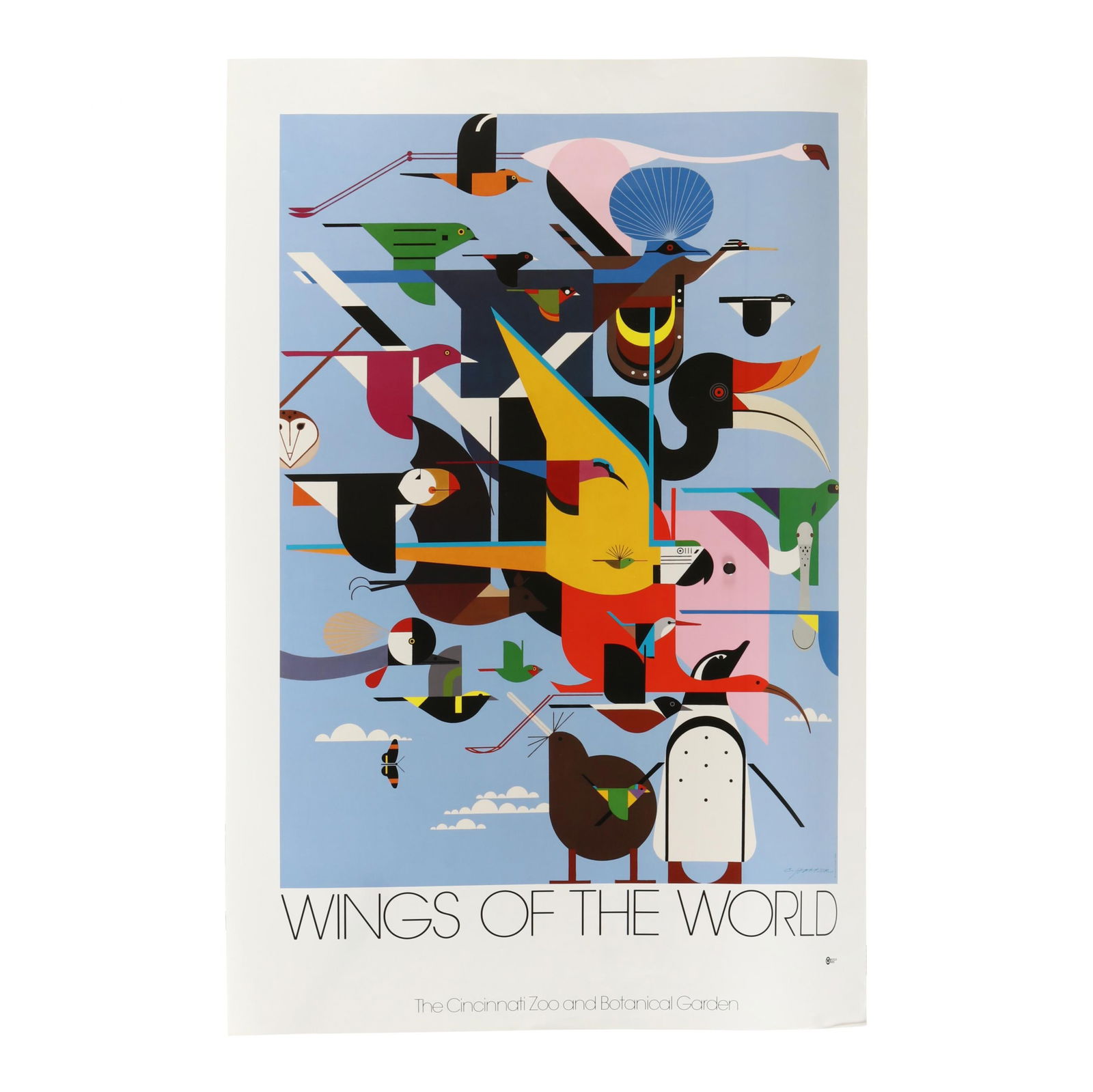 Charley Harper (American, 1922-2007), Group of Seven Environmental Posters: Charley Harper (American, 1922-2007), Group of Seven Environmental Posterseach an offset lithographic poster in colors, posters include Do Something Wild, Biodiversity in the Burbs, Wings of the World