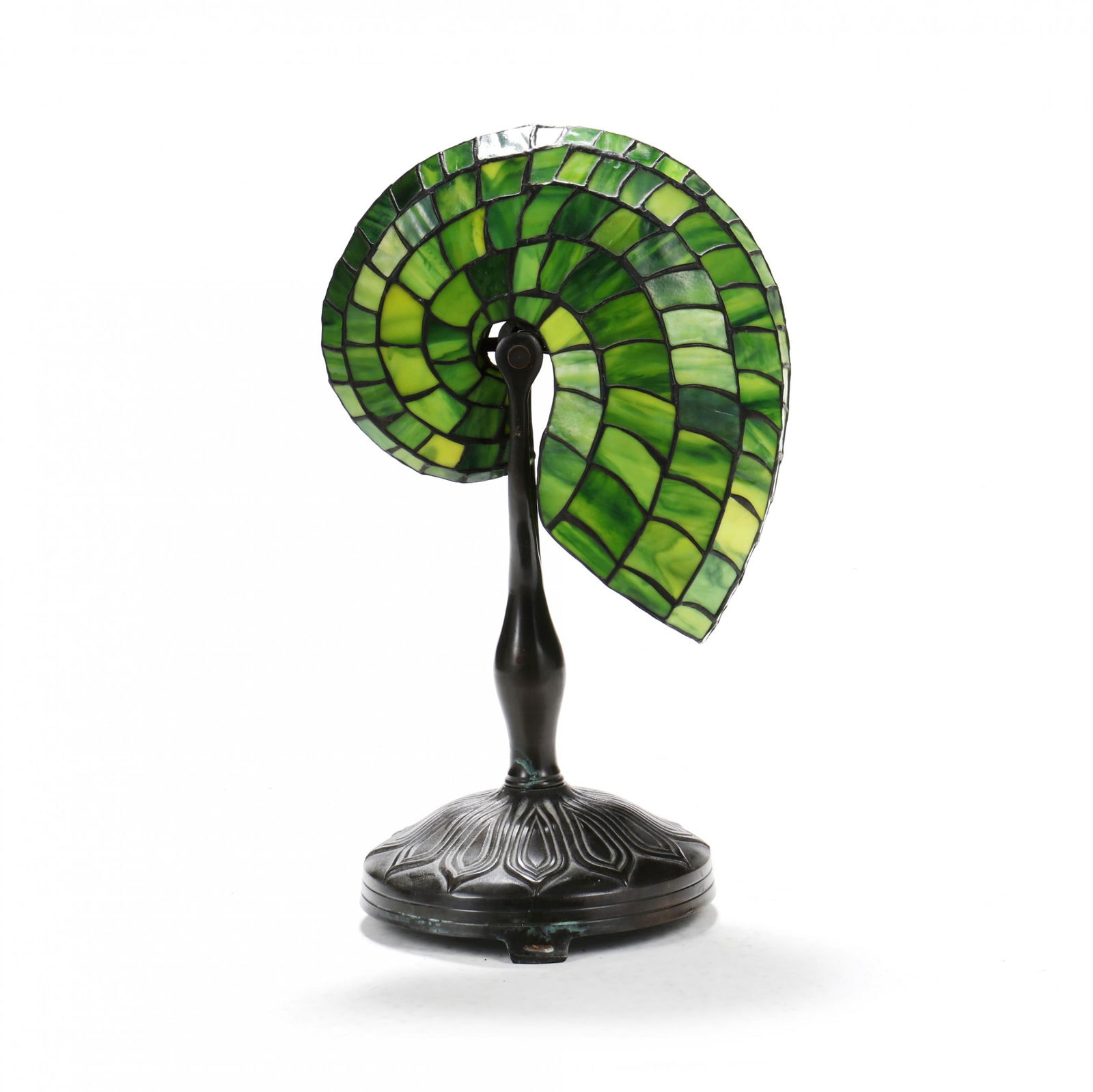 A Tiffany Style Nautilus Table Lamp (1 of 10)