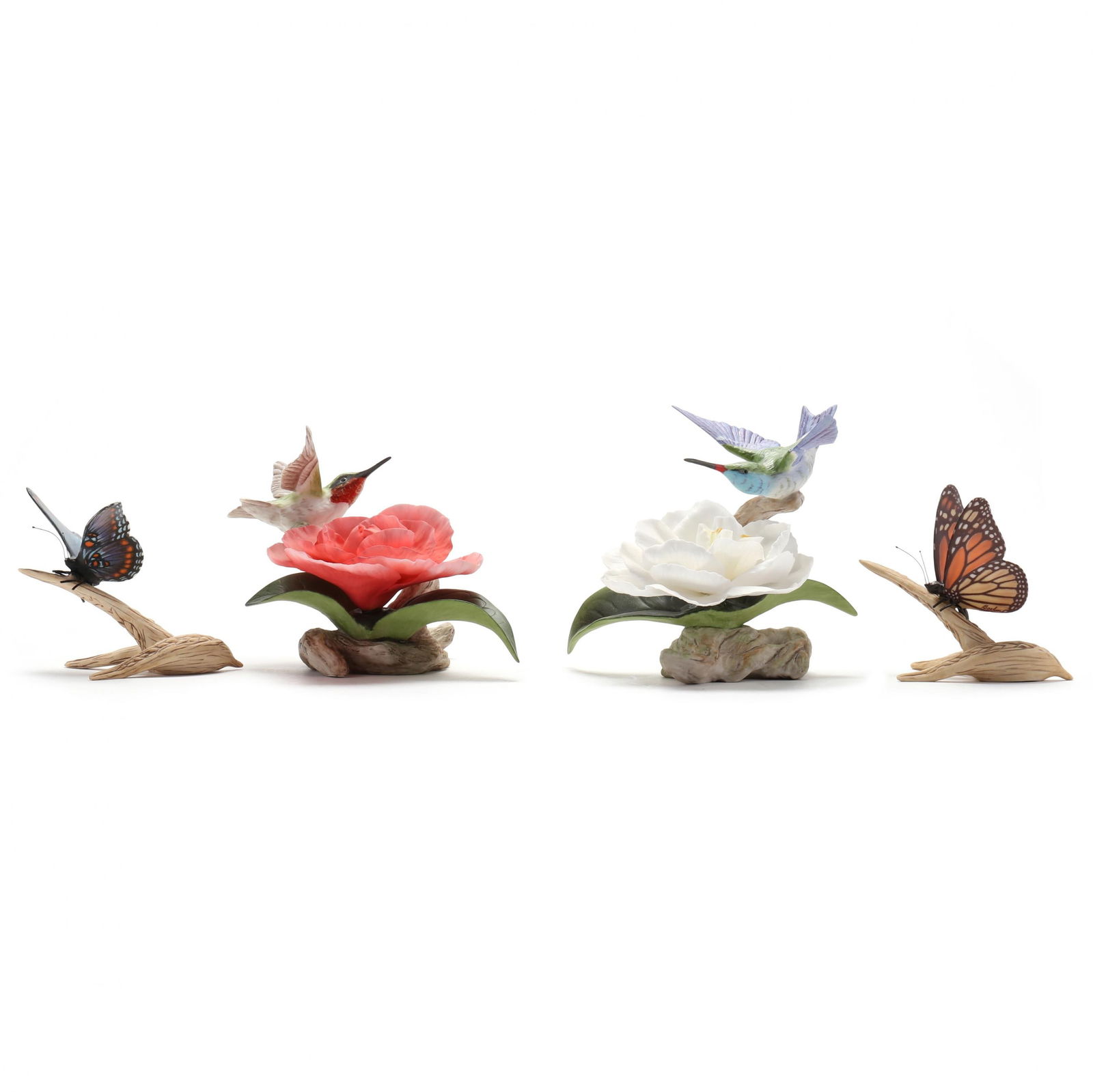 Group of Boehm Porcelain Hummingbirds and Butterflies (1 of 12)
