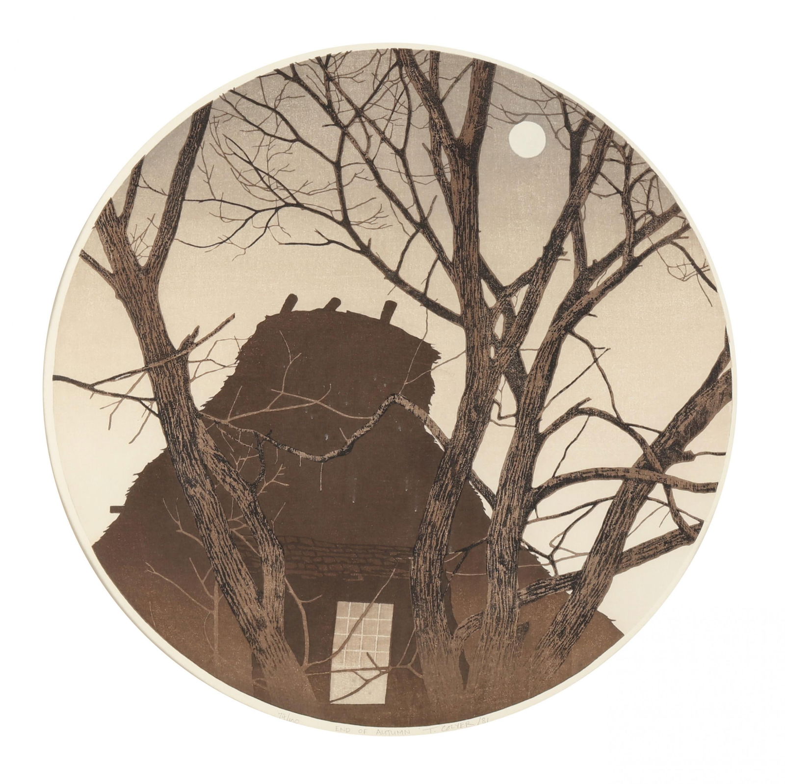 Ted Colyer (Canadian, b. 1947),  End of Autumn (1 of 5)