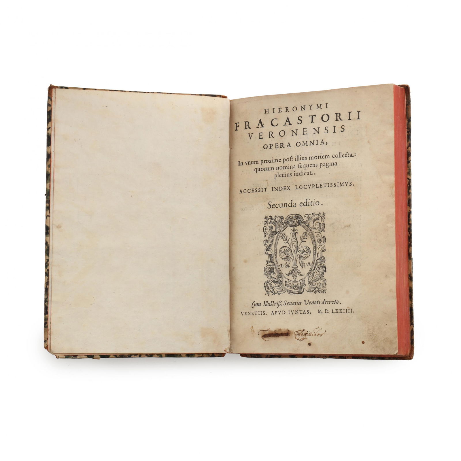 The Second Edition of the Collected Works of Poet and Physician Girolamo Fracastoro (1 of 10)