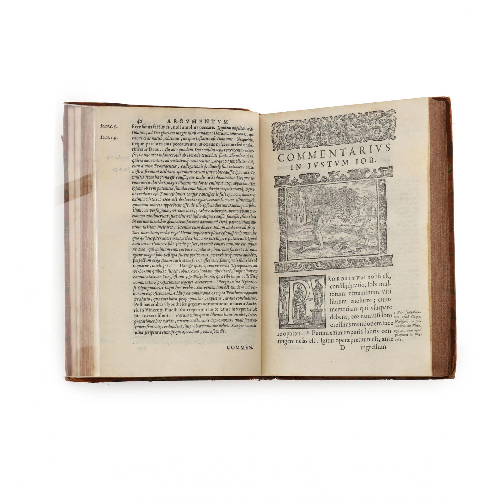 First Venetian Edition of Comitolo's  Catena in Beatissimum Iob (1 of 7)