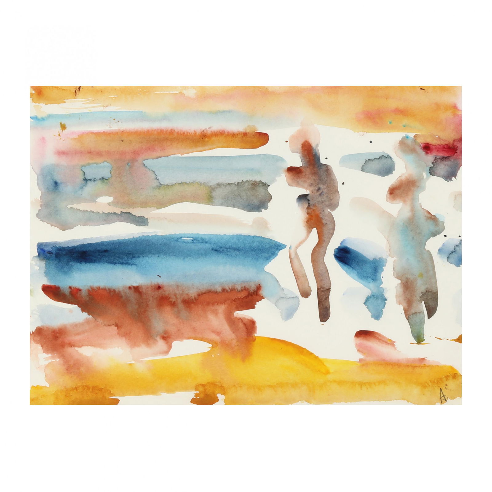 Mary Abbott (American, 1921-2019),  Blind Sun (1 of 7)