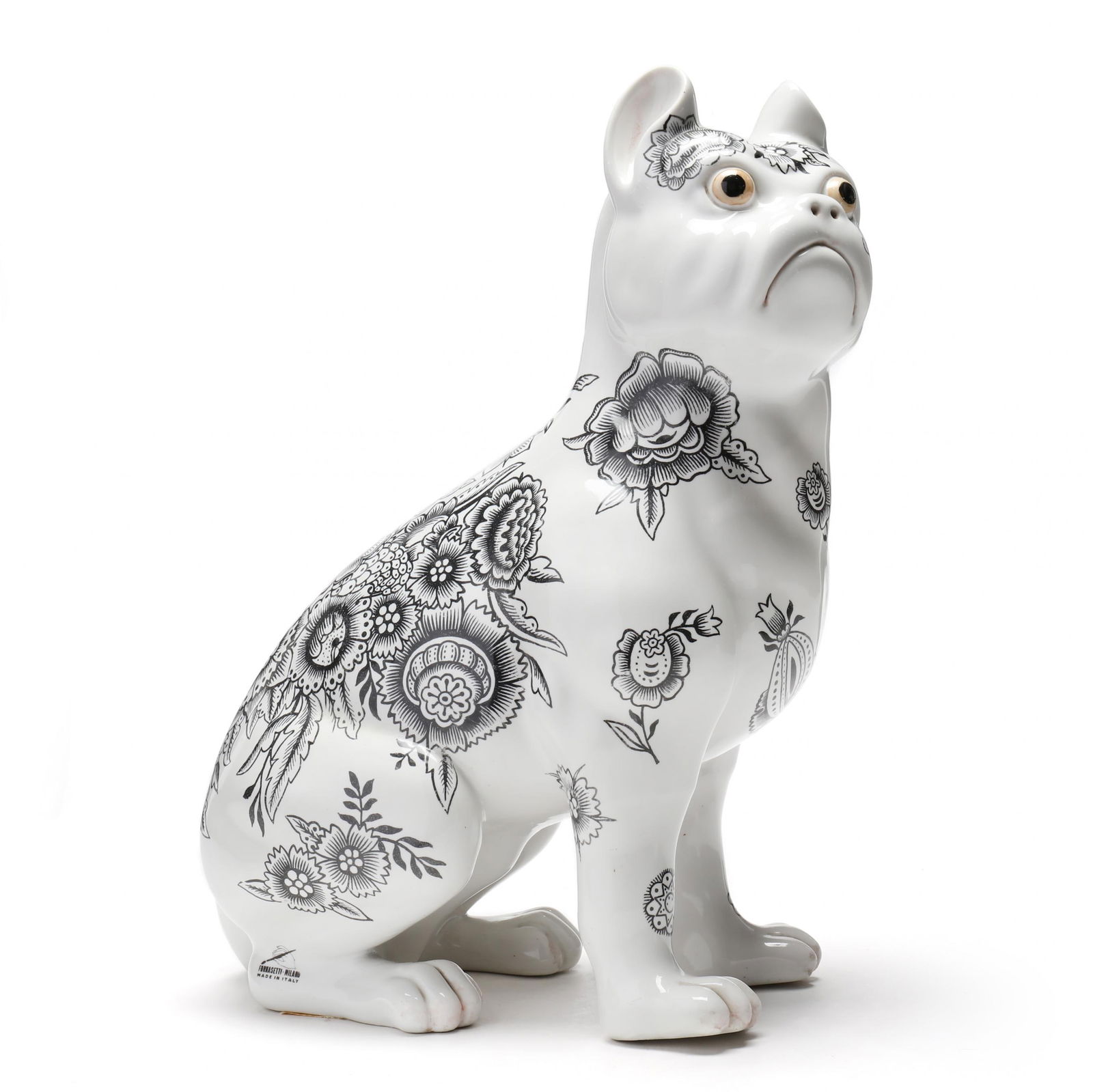 Piero Fornasetti (Italian, 1913-1988), Porcelain Dog Statue (1 of 9)