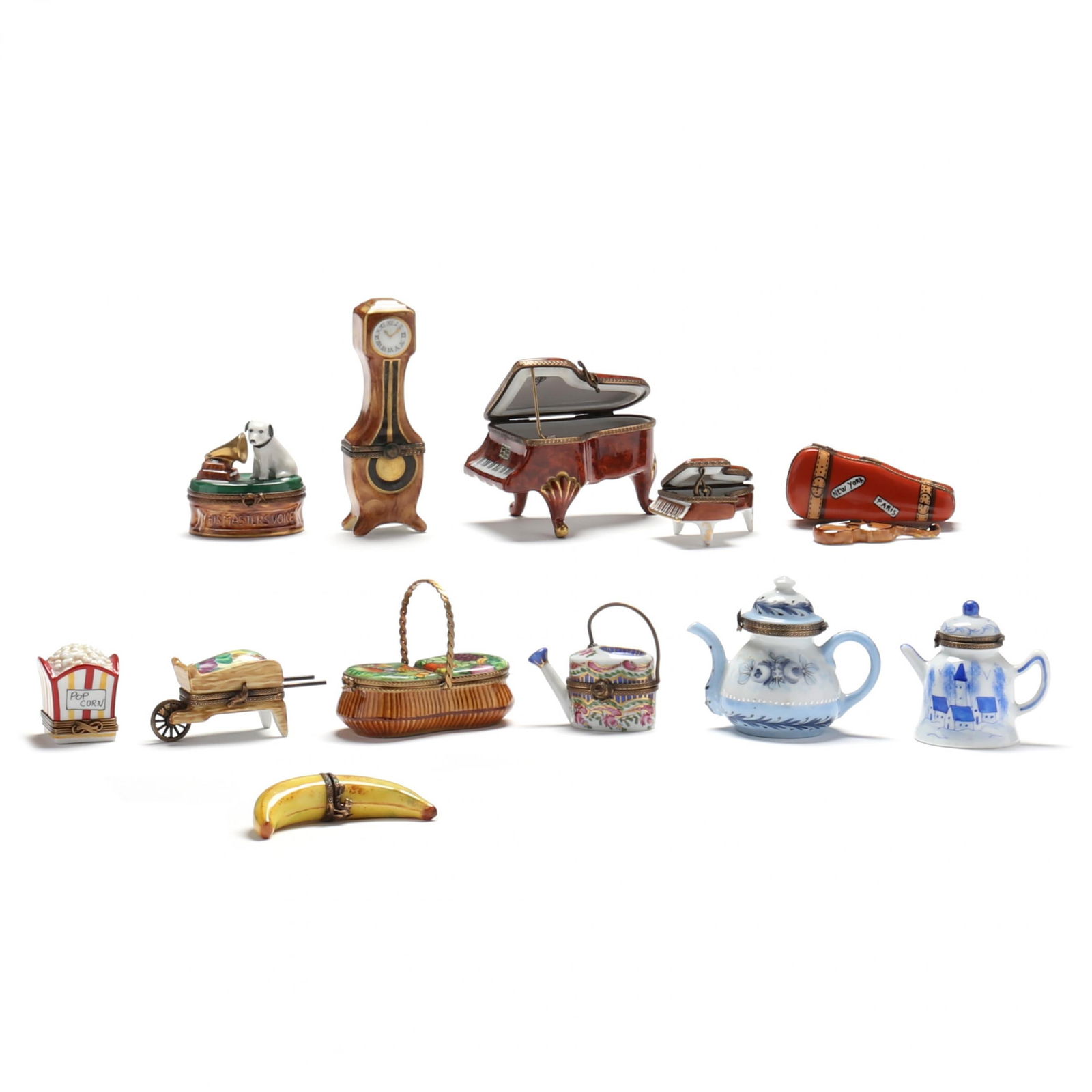 Twelve Limoges Pill Boxes (1 of 11)