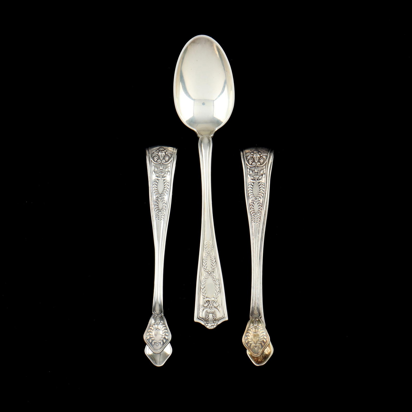 Three Pieces of Tiffany & Co.  Winthrop  Sterling Silver Flatware (1 of 3)