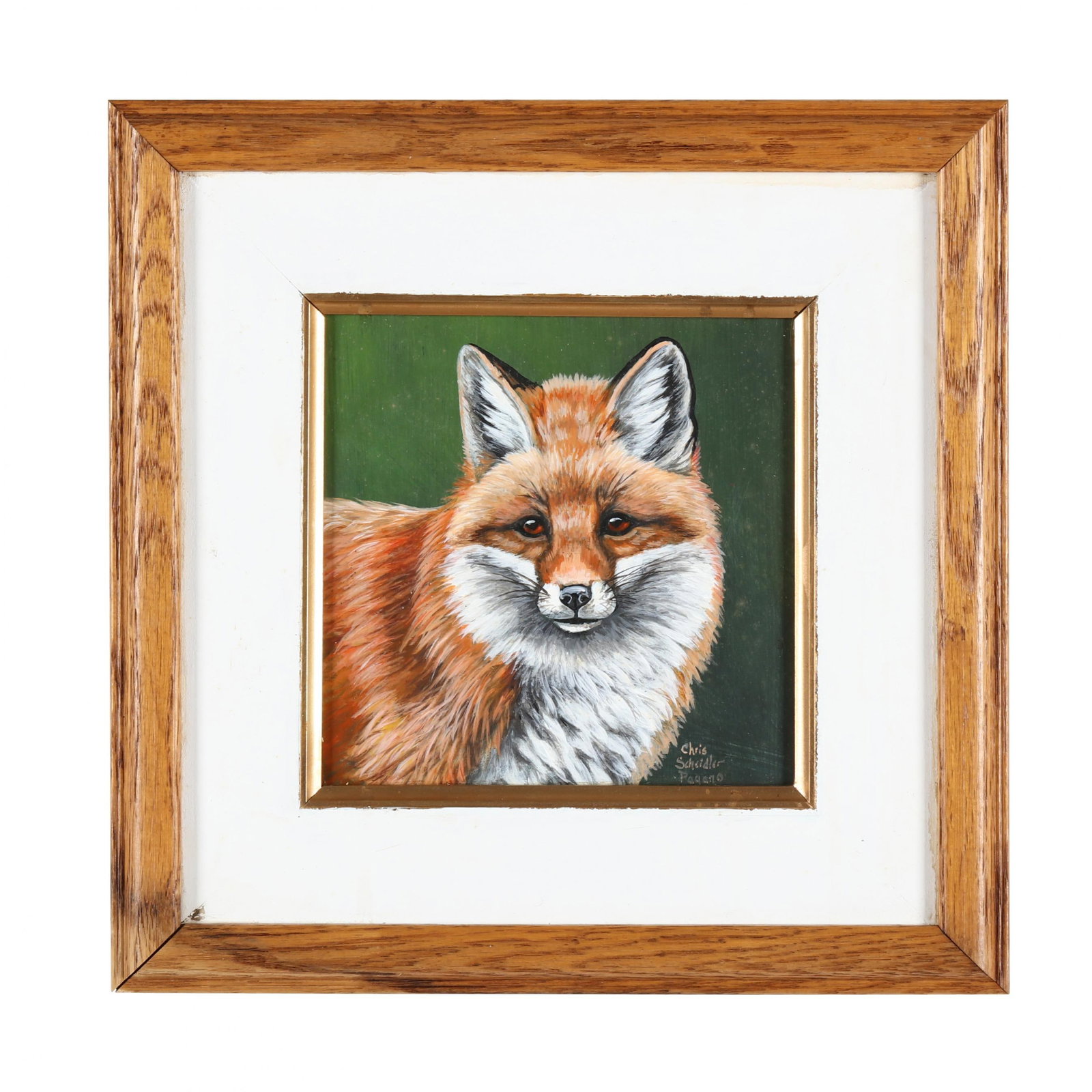 Chris Scheidler Pagano (American),  Red Fox Study (1 of 6)