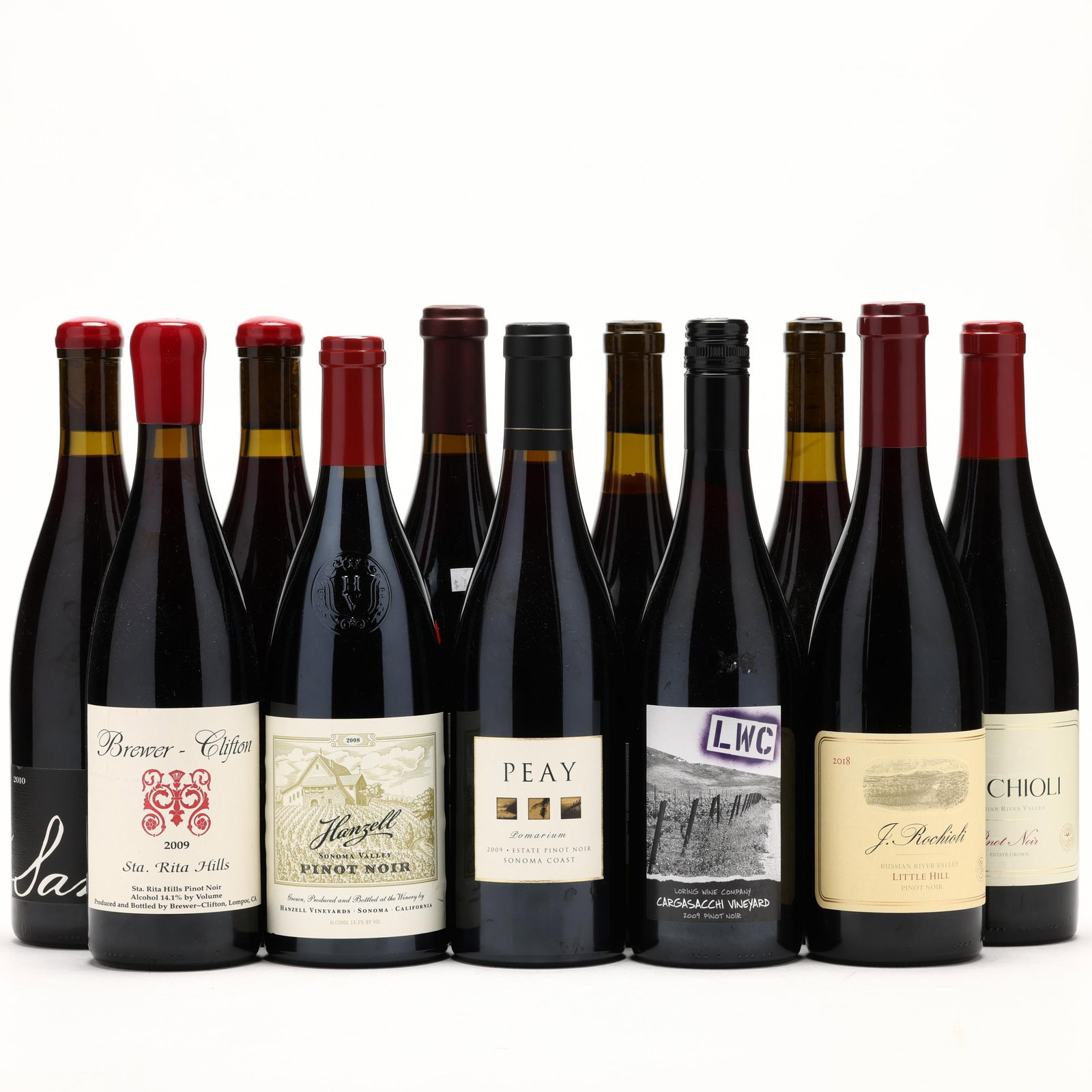 Sonoma & Santa Rita Hills Pinot Selection: Sonoma & Santa Rita Hills Pinot Selection Vintage 2007, Roessler, Clos Pepe, Pinot Noir, Sta. Rita Hills, 2cm, lbsl (1 750 ml) Vintage 2007, Roessler, Griffin's Lair, Pinot Noir, Sonoma Coast, 3cm (1 