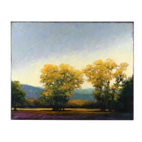 Margaret Gerding (American),  Taos Cottonwoods