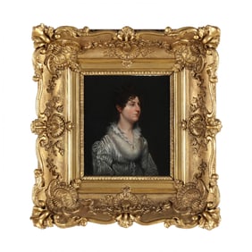 Attributed Sir John Watson Gordon (Scottish, 1788-1864),  Portrait of Louisa Fearns