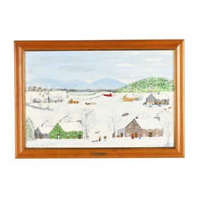 William F Moses (American, b. 1956),  Winter Landscape