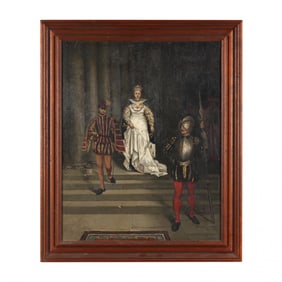 Edwin Howland Blashfield (American, 1848-1936), Court Scene