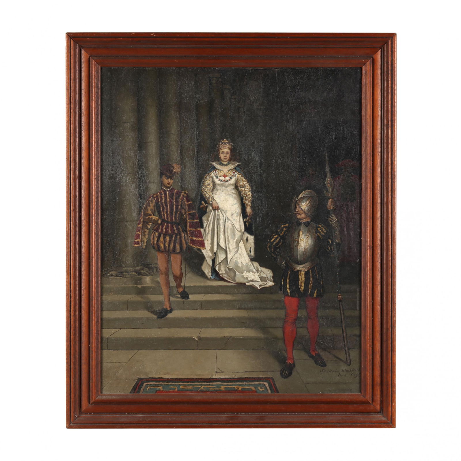 Edwin Howland Blashfield (American, 1848-1936), Court Scene (1 of 5)