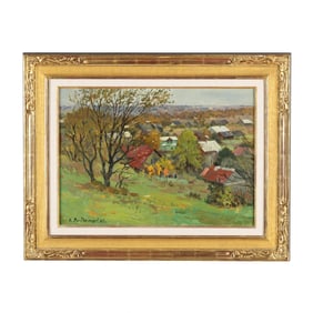 Nikolai Nikolayevich Volodimirov (Russian, 1910-2006),  Suburb of Leningrad