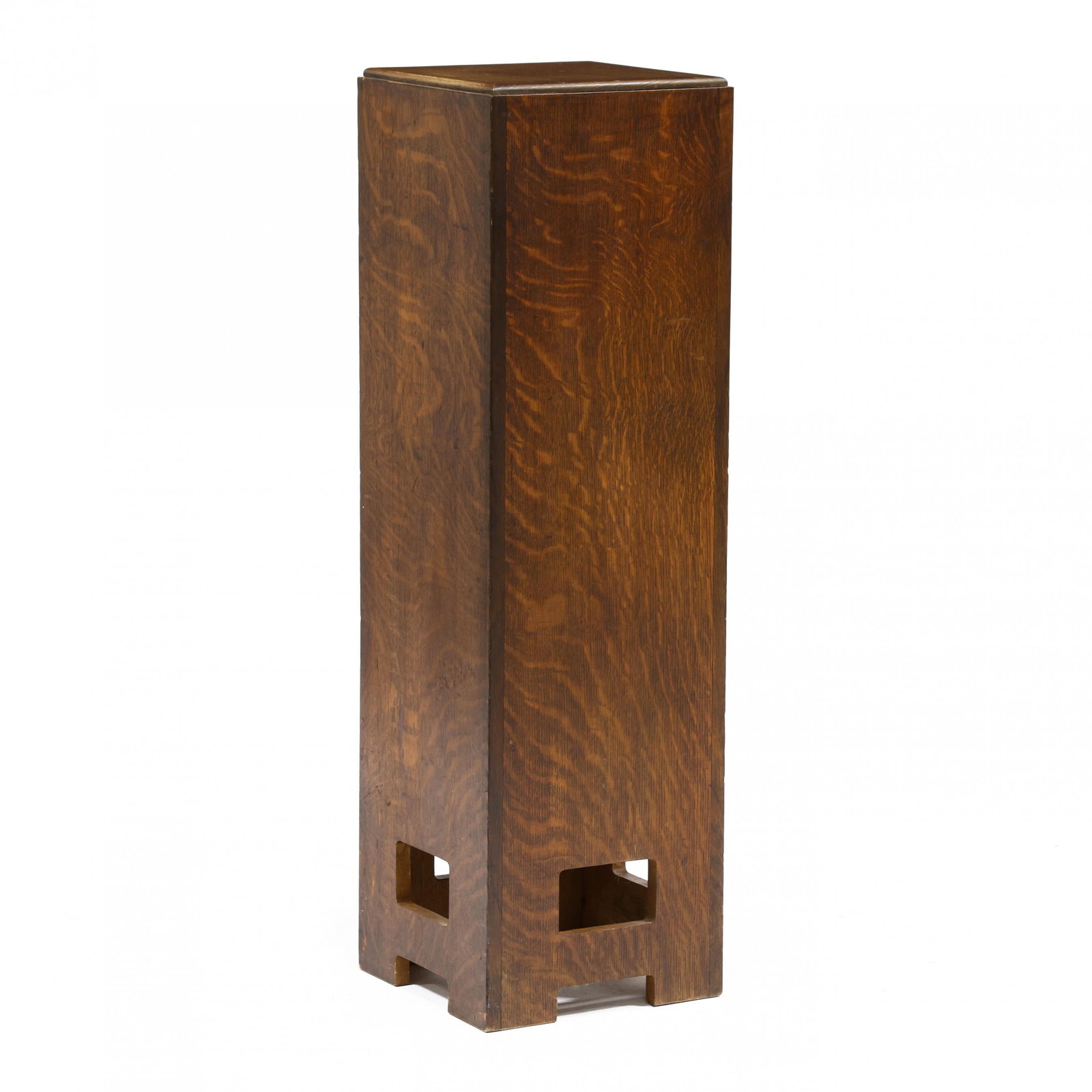 attributed Charles P. Limbert, Mission Oak Pedestal (1 of 3)