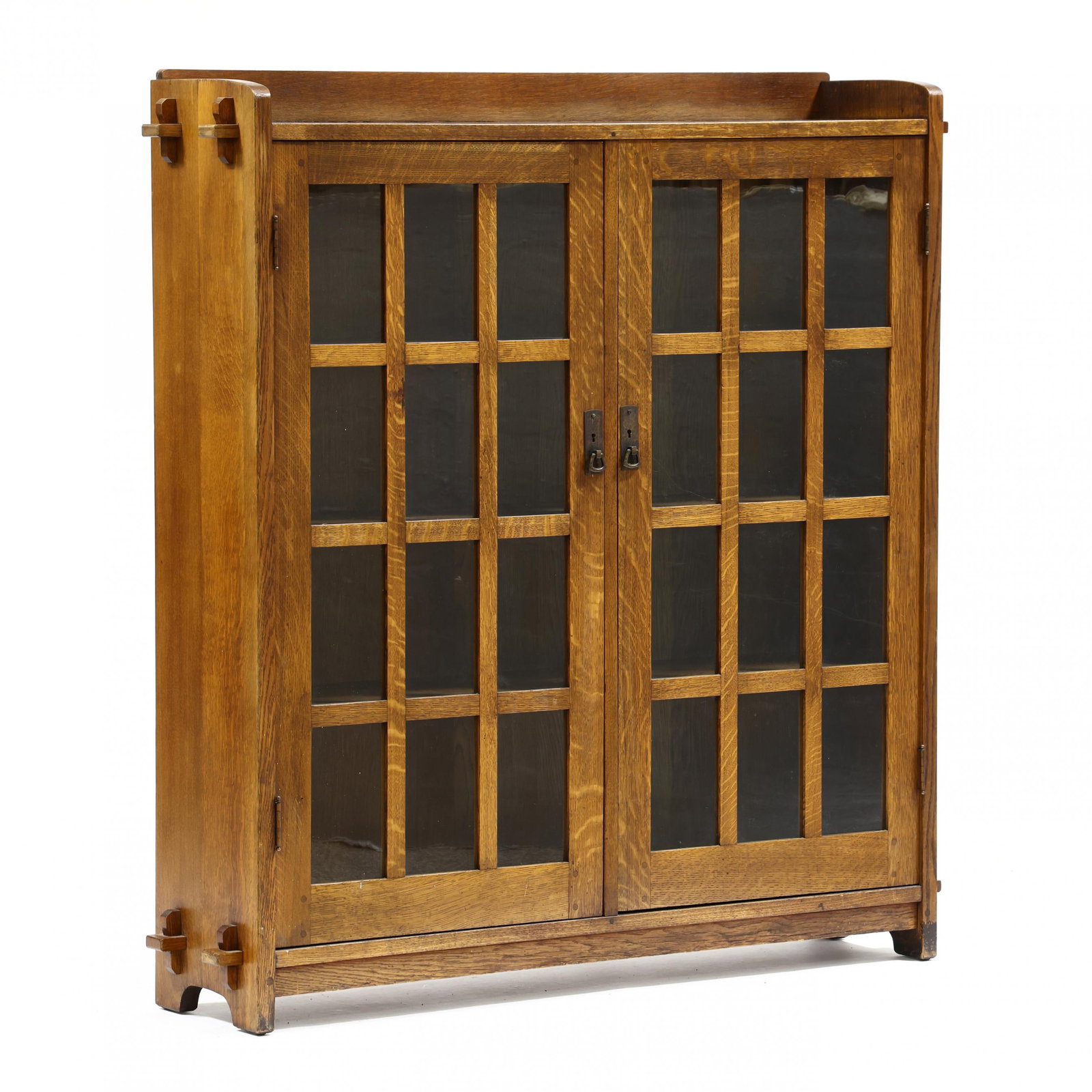 L & J.G. Stickley, Mission Oak Two Door Bookcase (1 of 6)