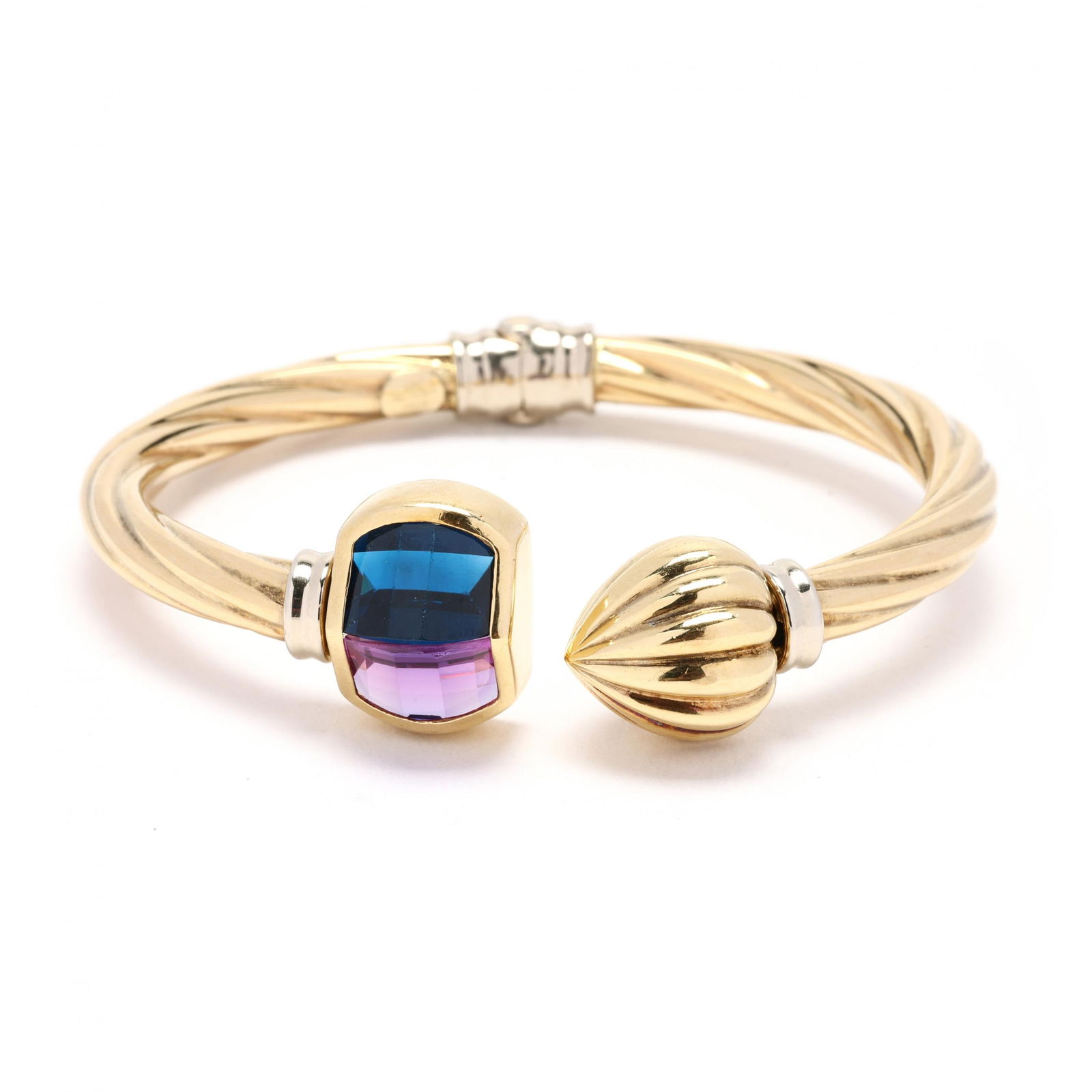 Gold and Gem-Set Cuff Bracelet, Sidra (1 of 5)