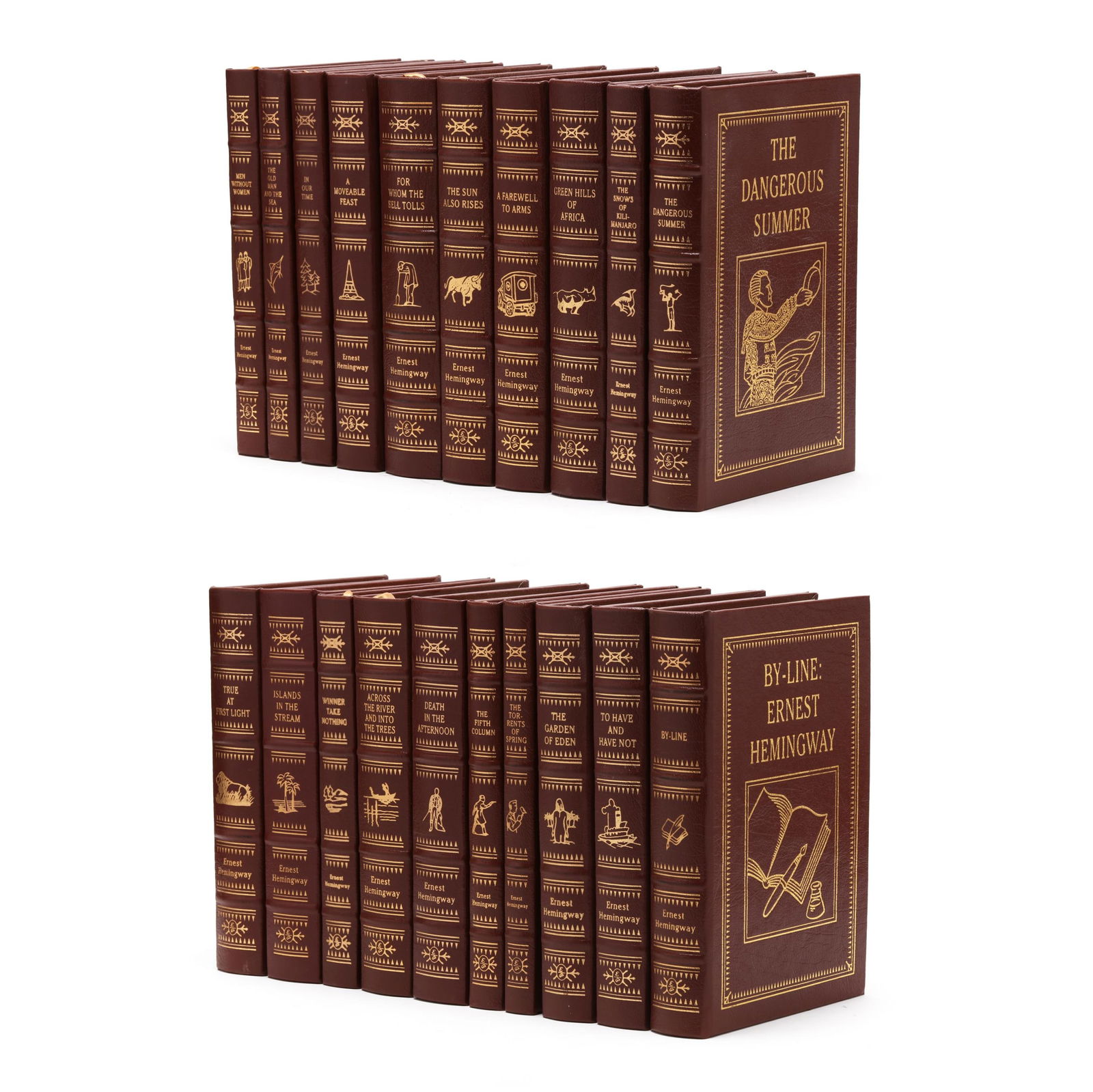Complete Easton Press Set, the Works of Ernest Hemingway (1 of 9)