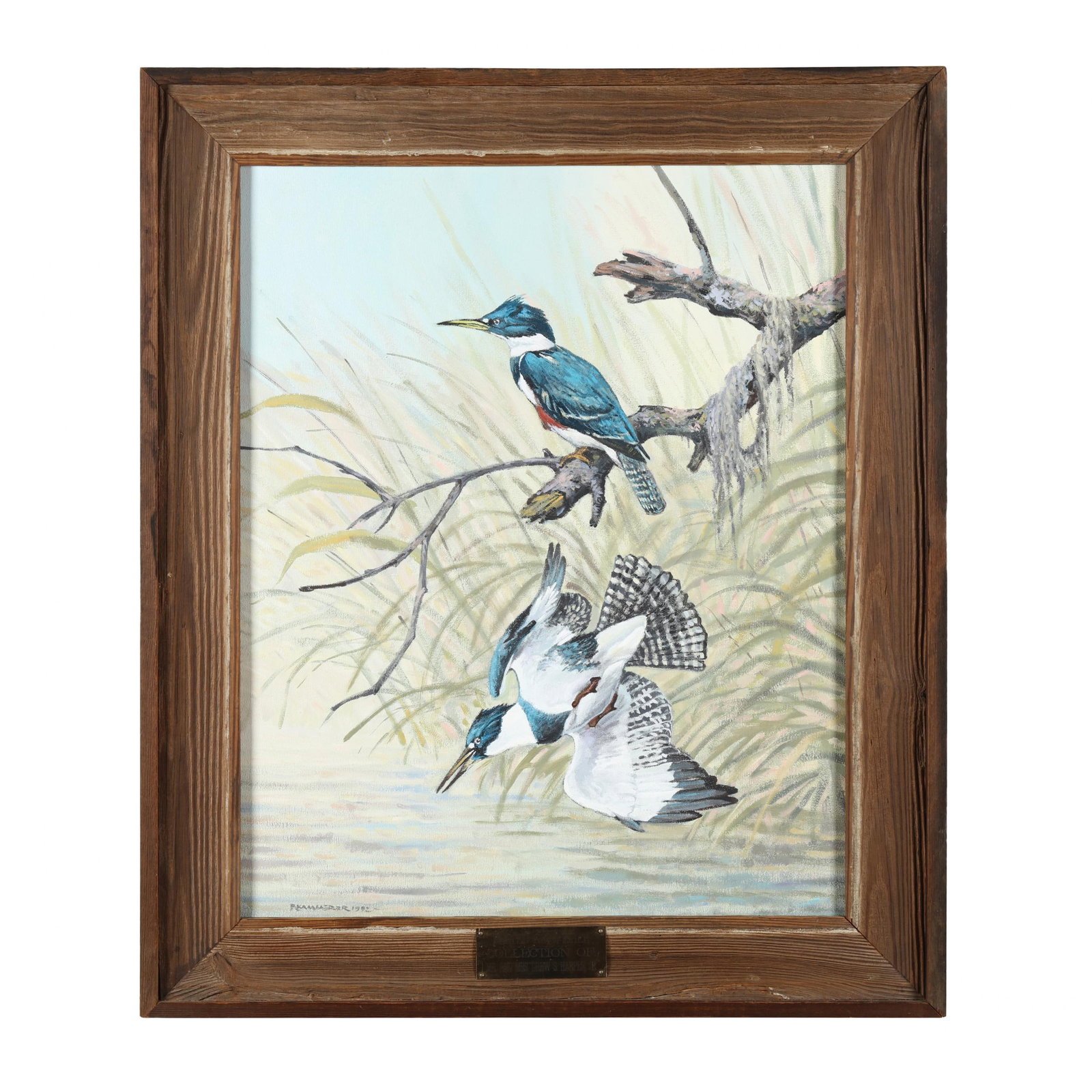 Roger Kammerer (NC, b. 1956),  Belted Kingfisher (1 of 7)