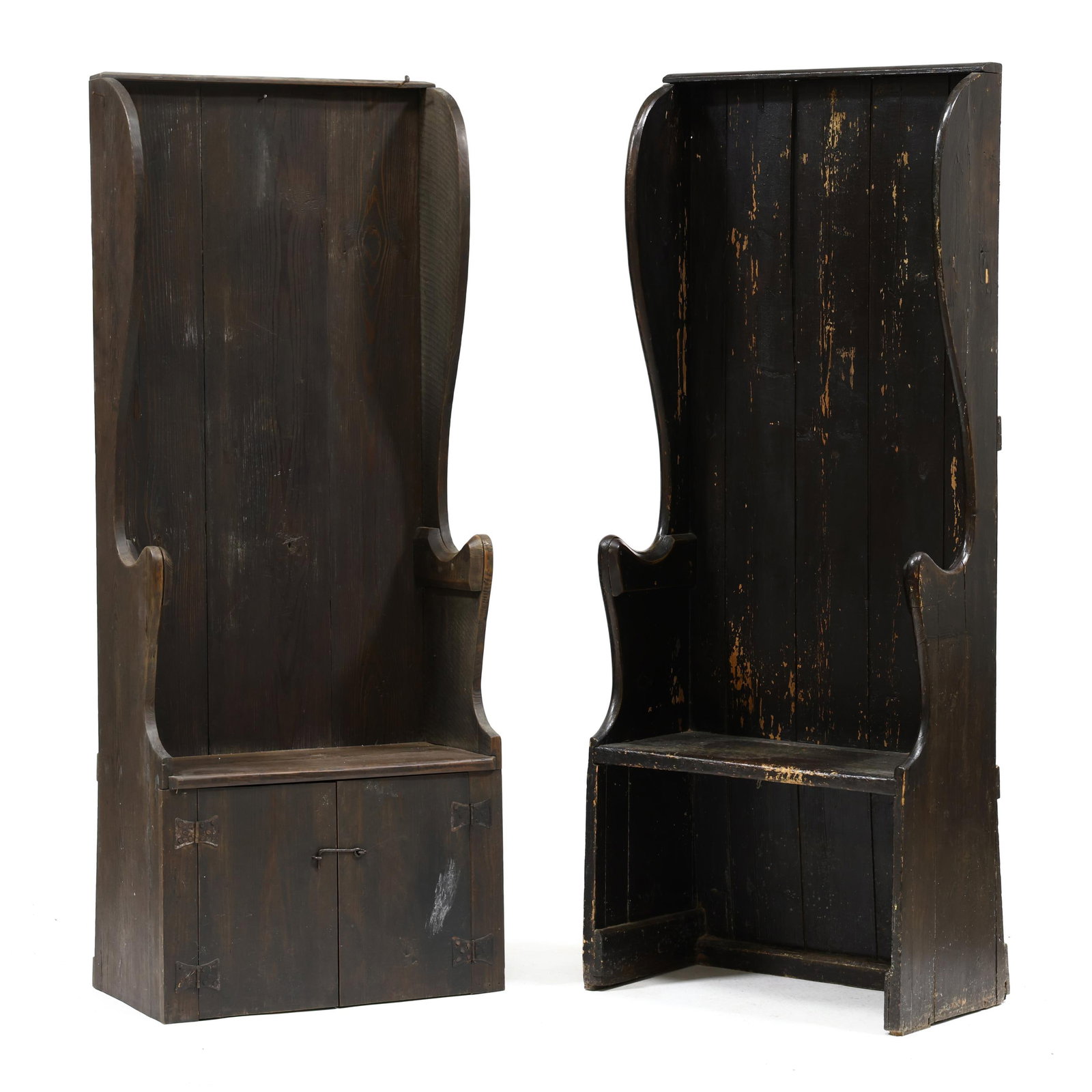 Two Primitive Settle Chairs (1 of 7)