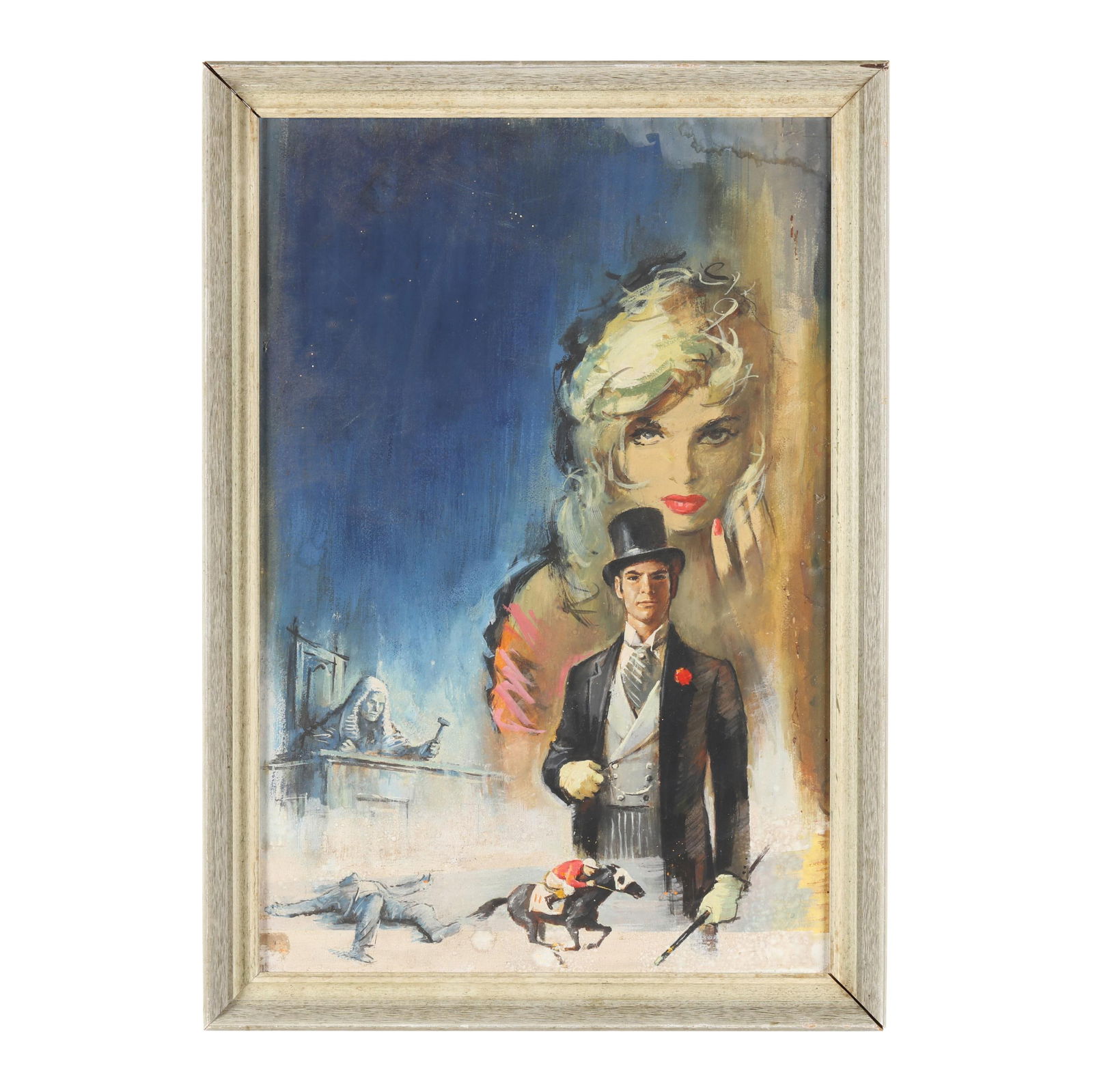 A Vintage Illustration Painting for a Romance Novel (1 of 4)