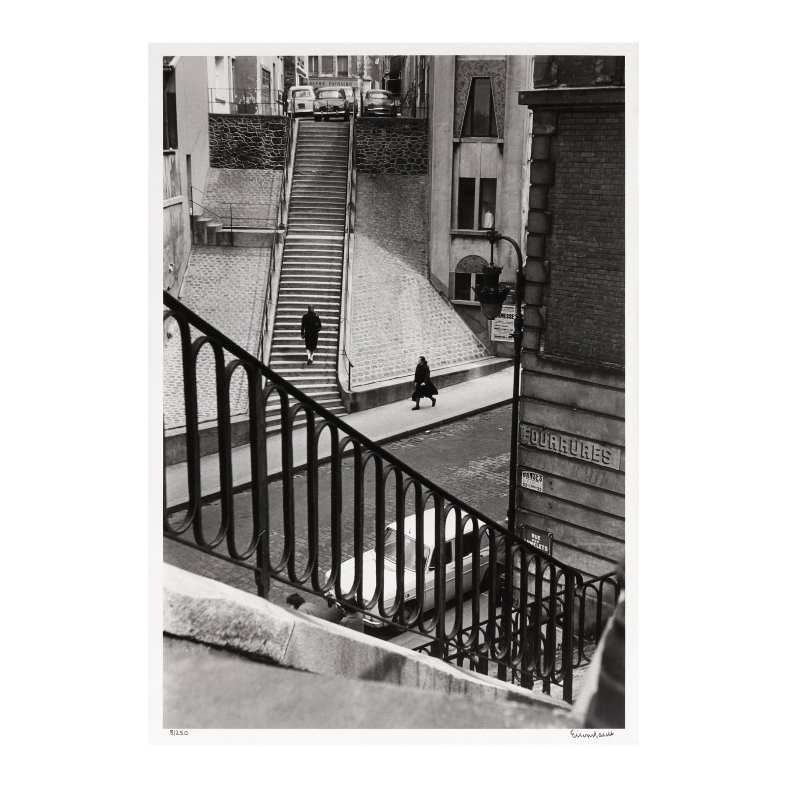 Alfred Eisenstaedt (American/German, 1898-1995),  Left Bank Street Scene, Paris , 1964 (1 of 10)
