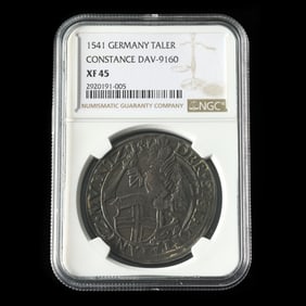German States, Constance. 1541 Taler NGC XF-45