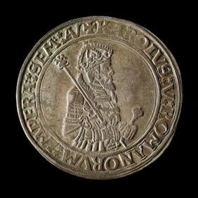 German States, Kaufbeuren. Charles V (Karl V) 1547 Taler