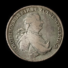 German States, Löwenstein-Wertheim-Rochefort. Karl Thomas 1769 WWE Taler