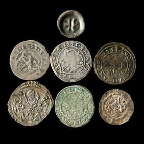 Medieval (12th c. to 16th c.) Fractional Silver Coins from German States