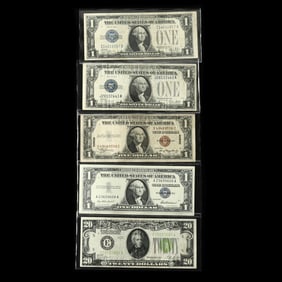 Five Collectible 20th Century Small Size Notes
