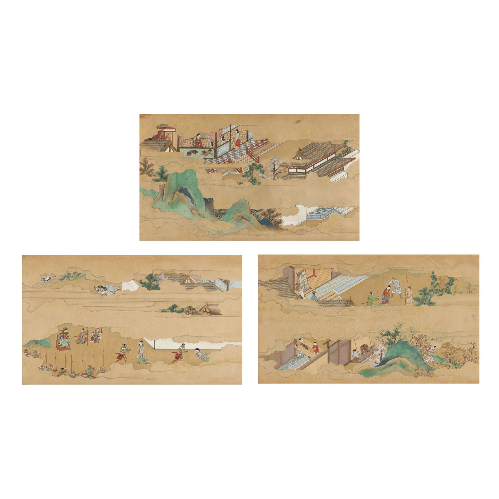 A Framed Japanese Narrative Handscroll (1 of 9)