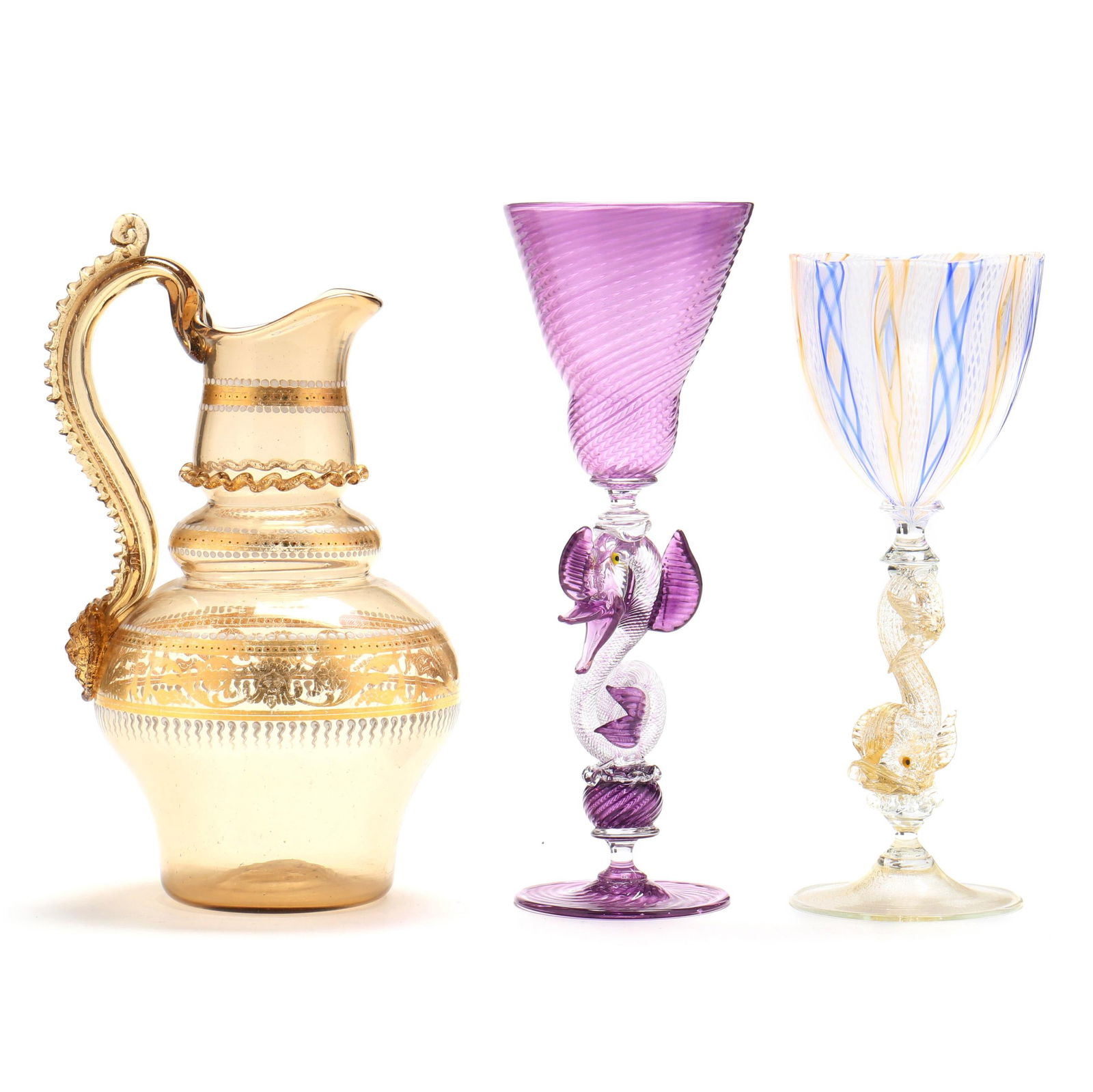 Three Vintage Murano Glass  Objets d'art (1 of 7)