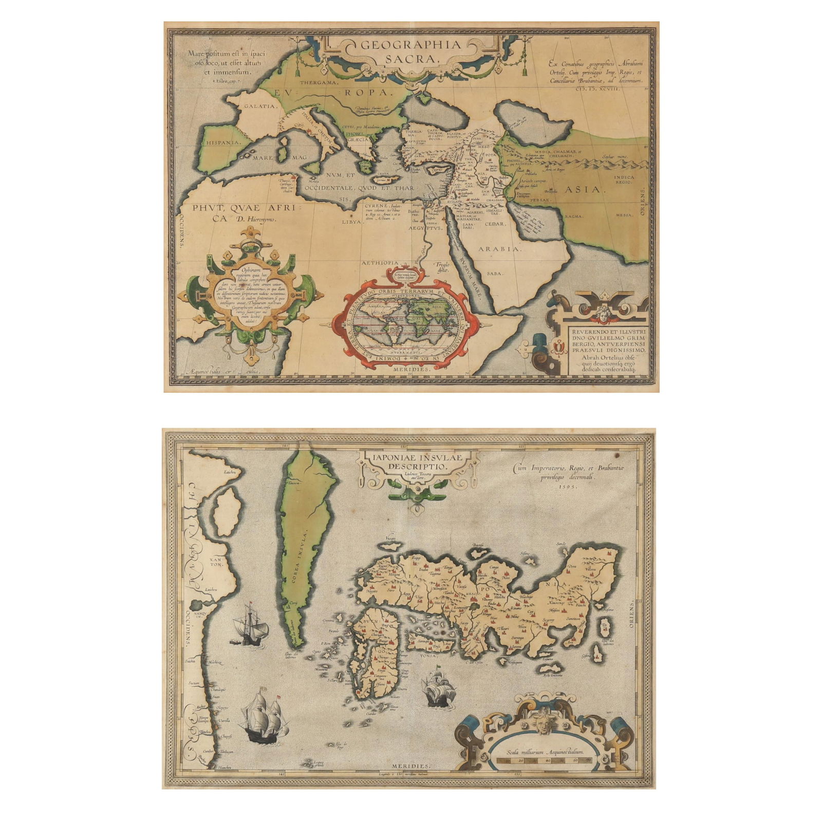 Two Late 16th Century Ortelius Maps From THEATRUM ORBIS TERRARUM (1 of 9)
