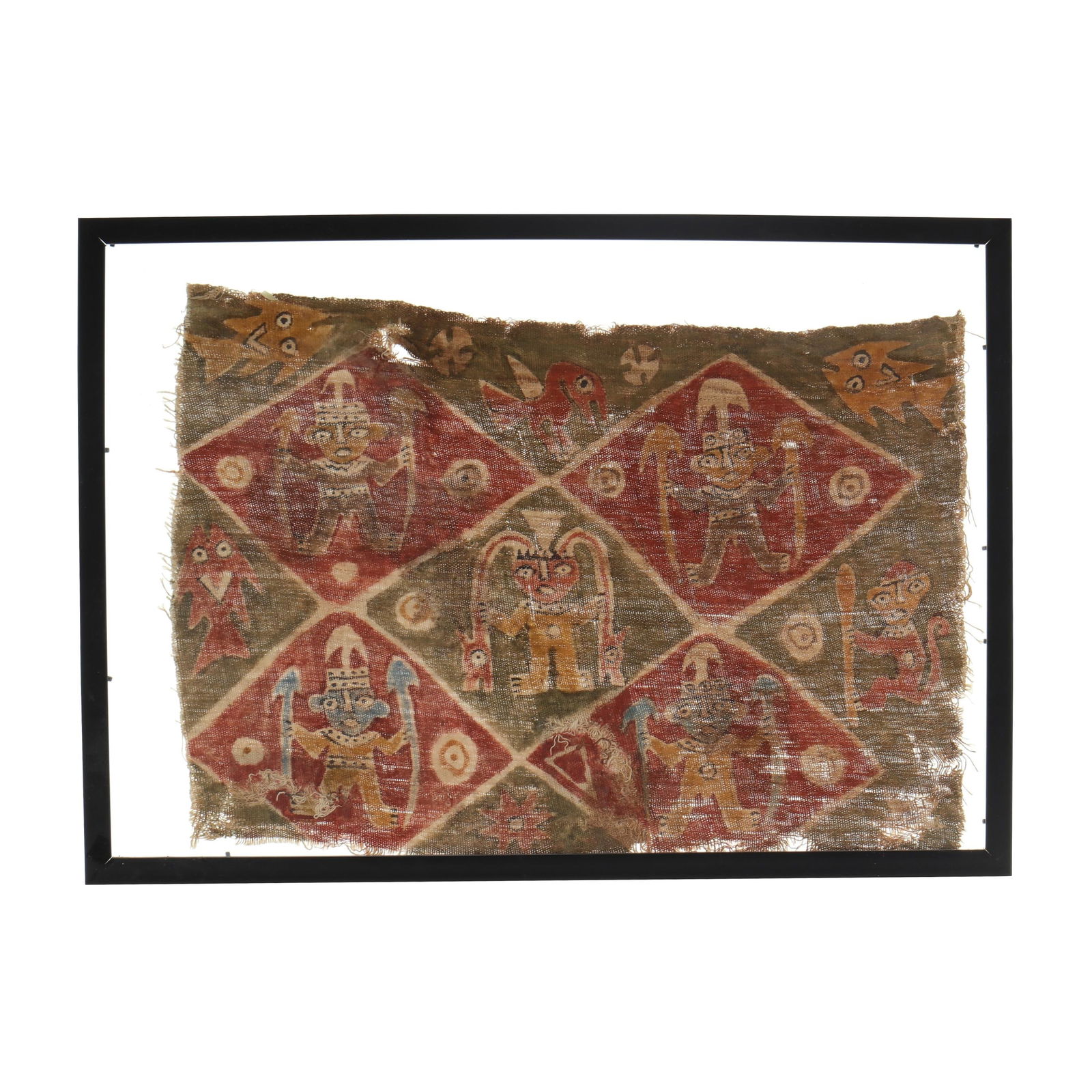 Chimu Painted Textile Fragment (1 of 4)