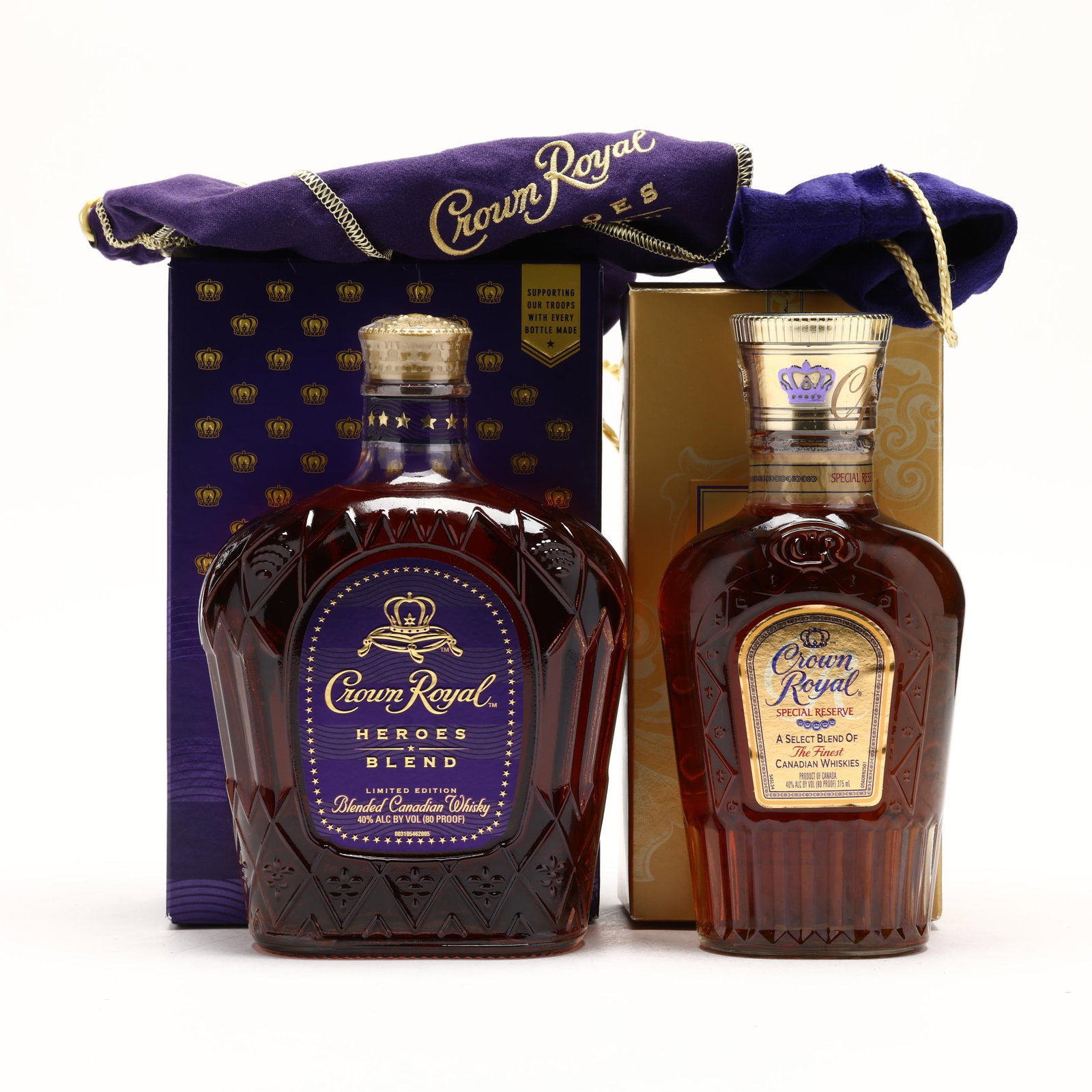 Unique Crown Royal Duo: Unique Crown Royal Duo The buyer acknowledges that he/she is acting within compliance with their state and local laws in regards to the purchase, transportation and delivery of spirituous liquors. The