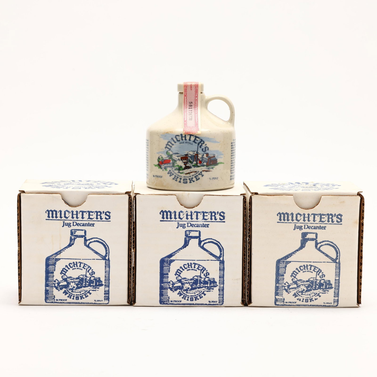 Michter's Whiskey in Pennsylvania Dutch Half-Pint Jugs: Michter's Whiskey in Pennsylvania Dutch Half-Pint Jugs The buyer acknowledges that he/she is acting within compliance with their state and local laws in regards to the purchase, transportation and del