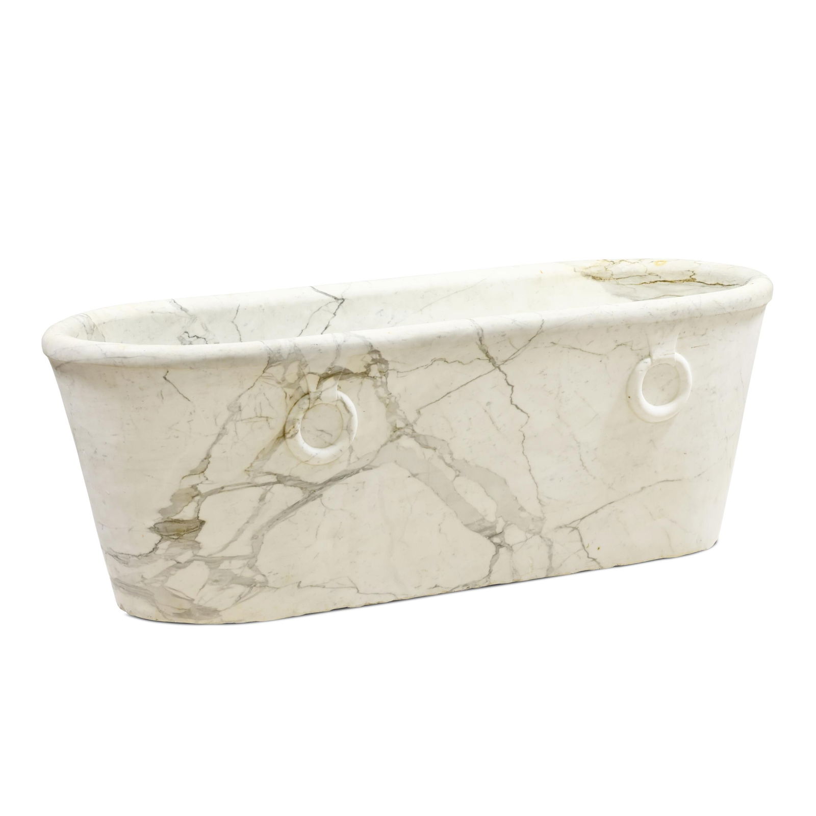 Roman Style Carved Marble Bathtub (1 of 11)