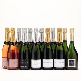 Marvelous De Saint-Gall Champagne Selection
