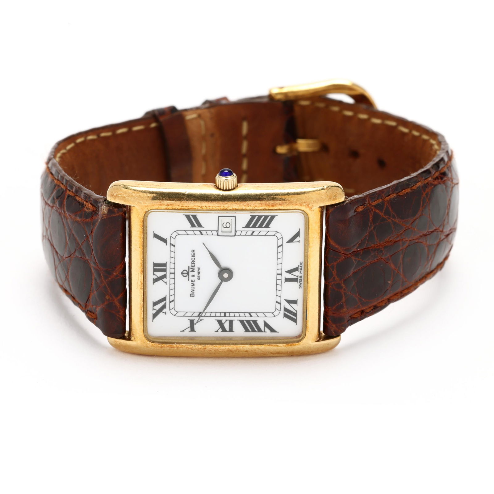 Gent's Gold Tank Watch, Baume & Mercier (1 of 4)