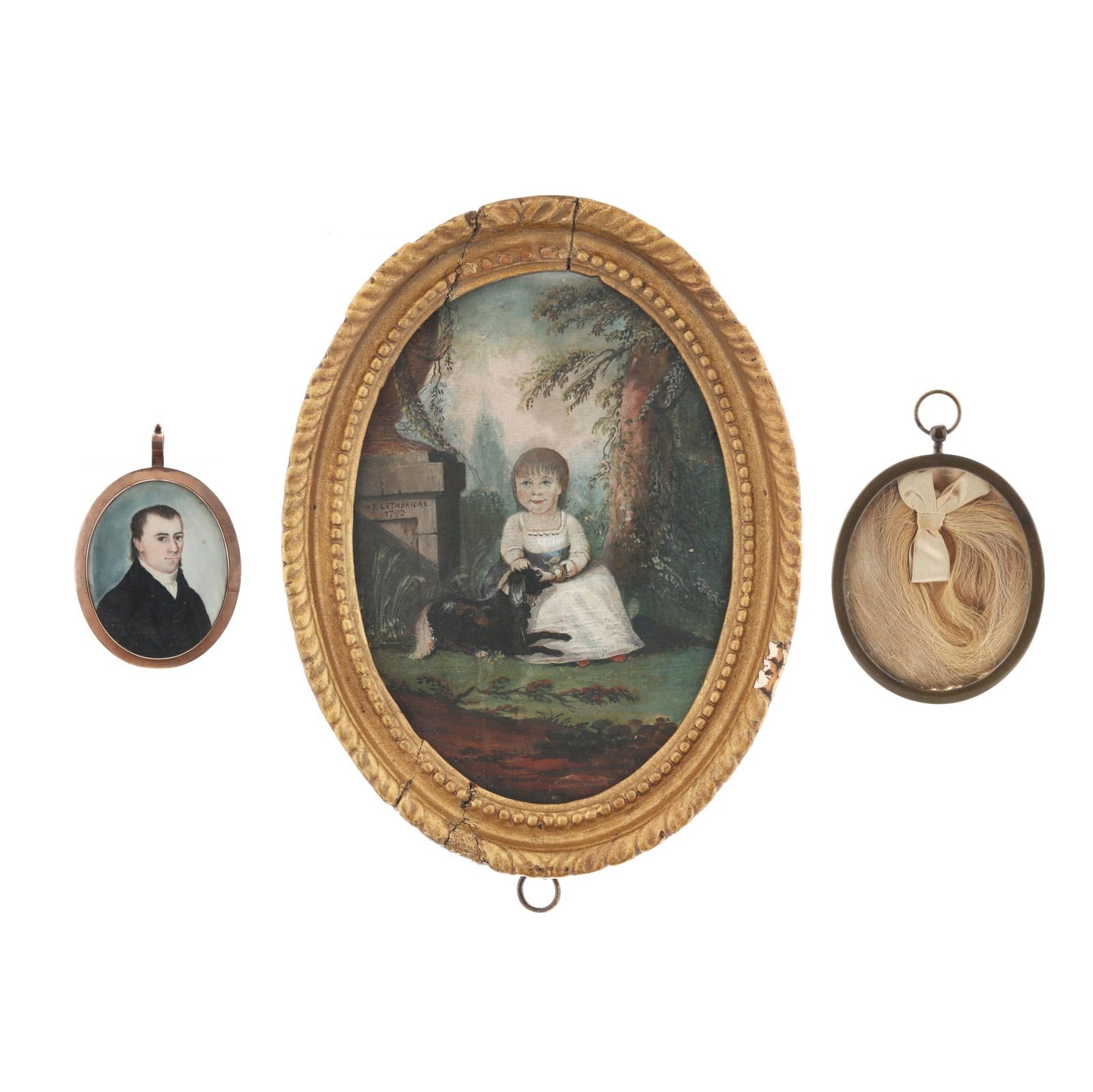 Three Framed Works in Miniature (1 of 6)
